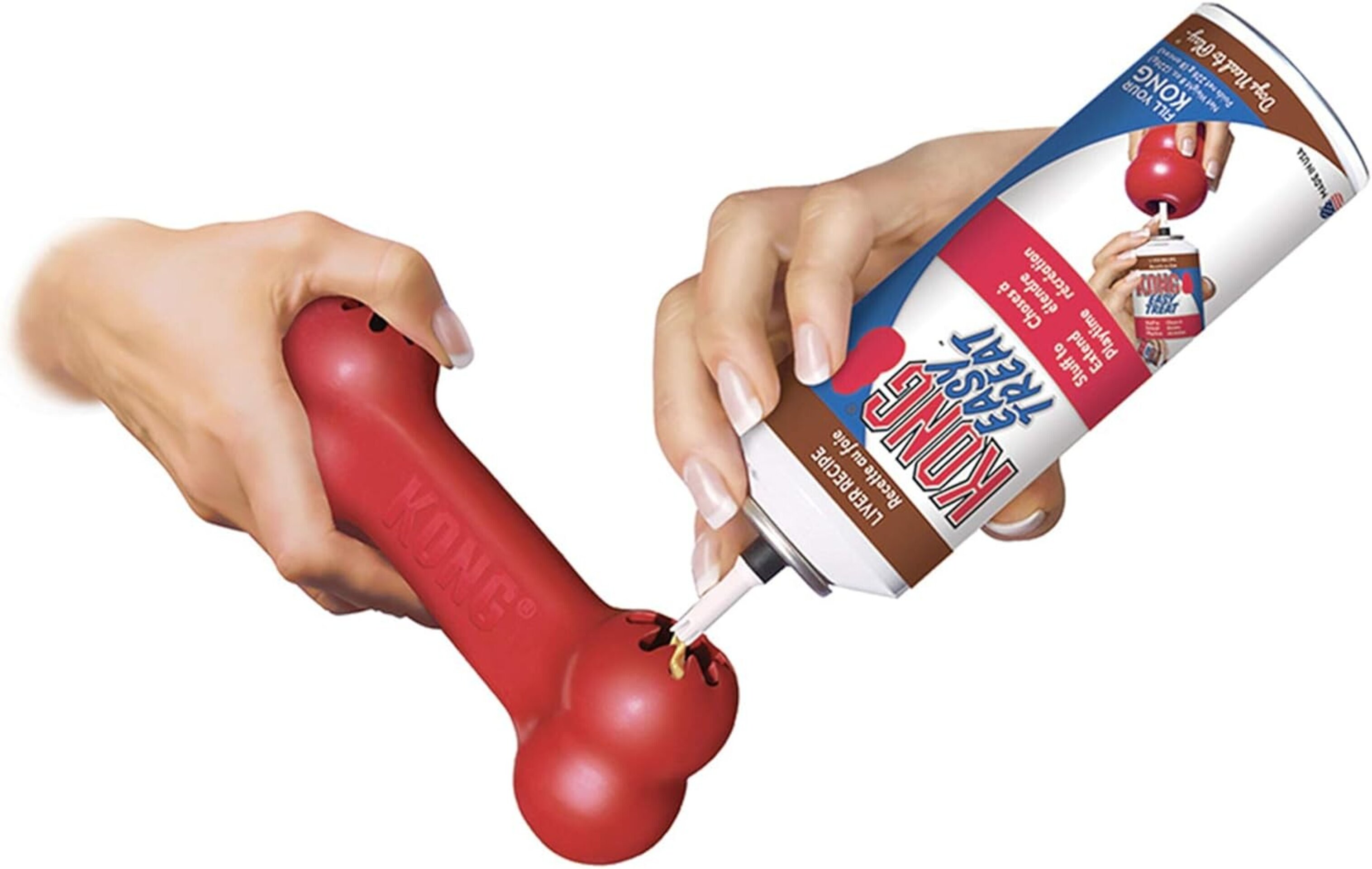 Hueso Kong Rojo Clasic Goodie Bone - 3