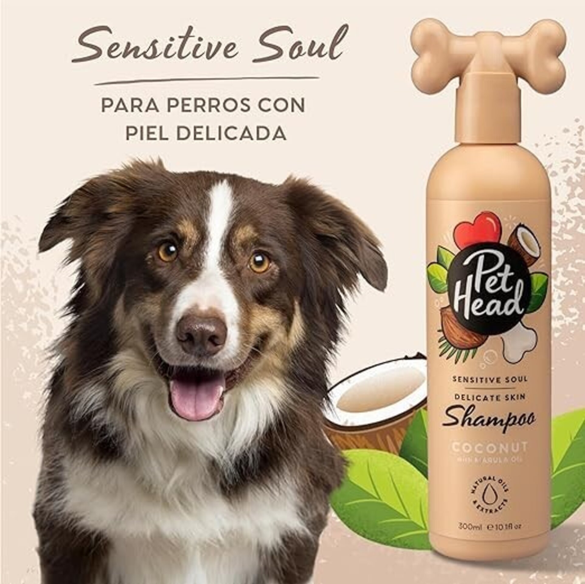 Champu Para perros Pet Head Soul Coco Y Marula Pieles Sensibles - 1
