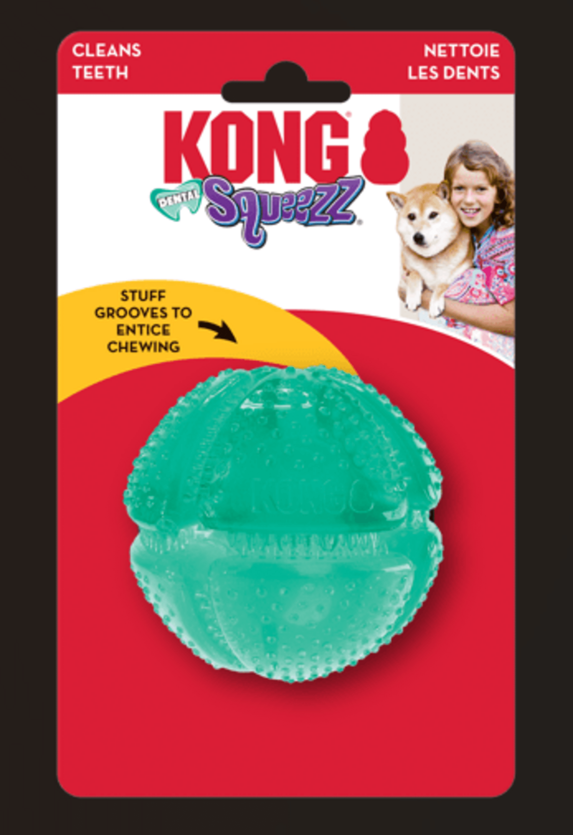 Pelota Kong Squeezz Dental - 2