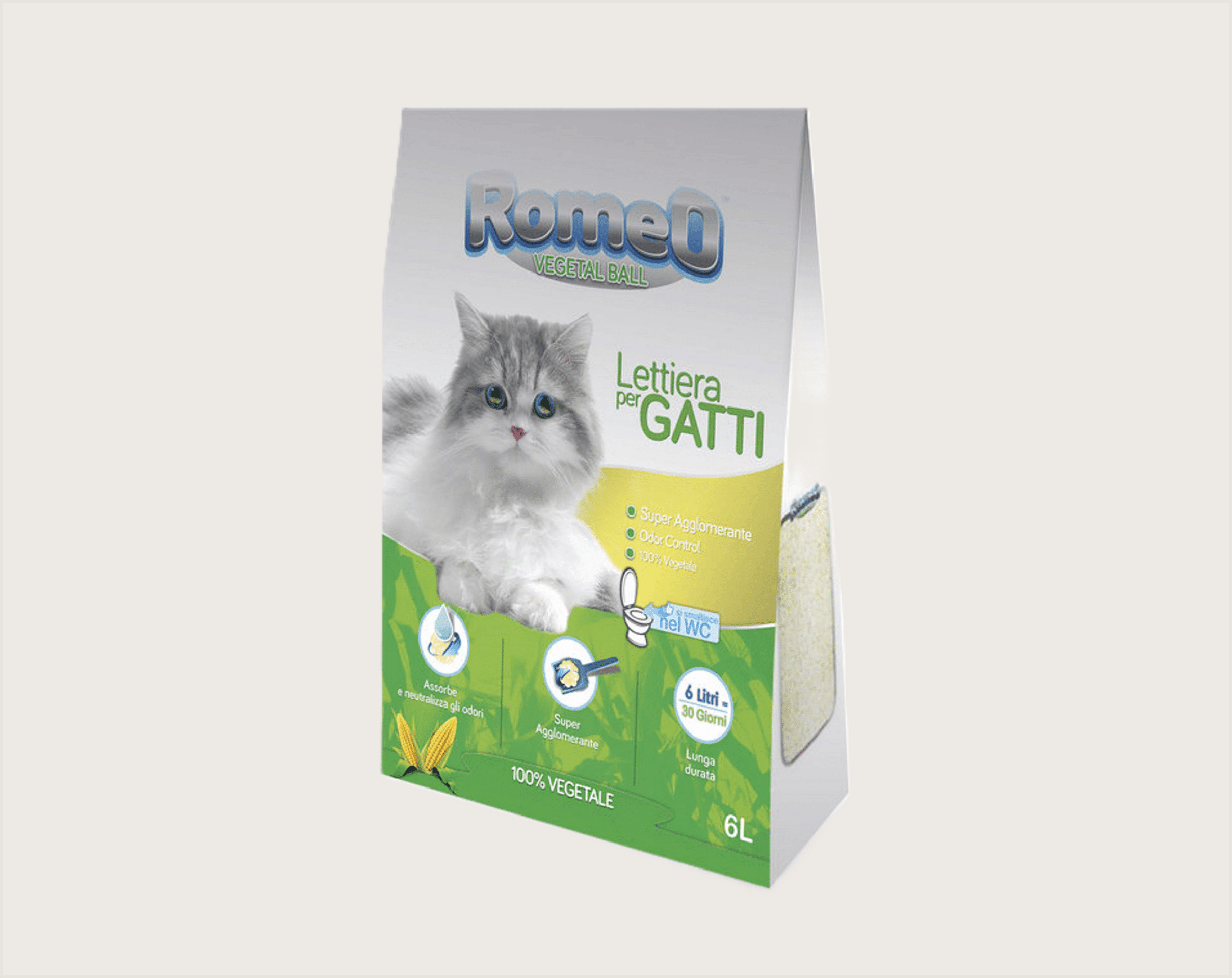 Trixie Lecho Natural de Maíz para Gatos - 1