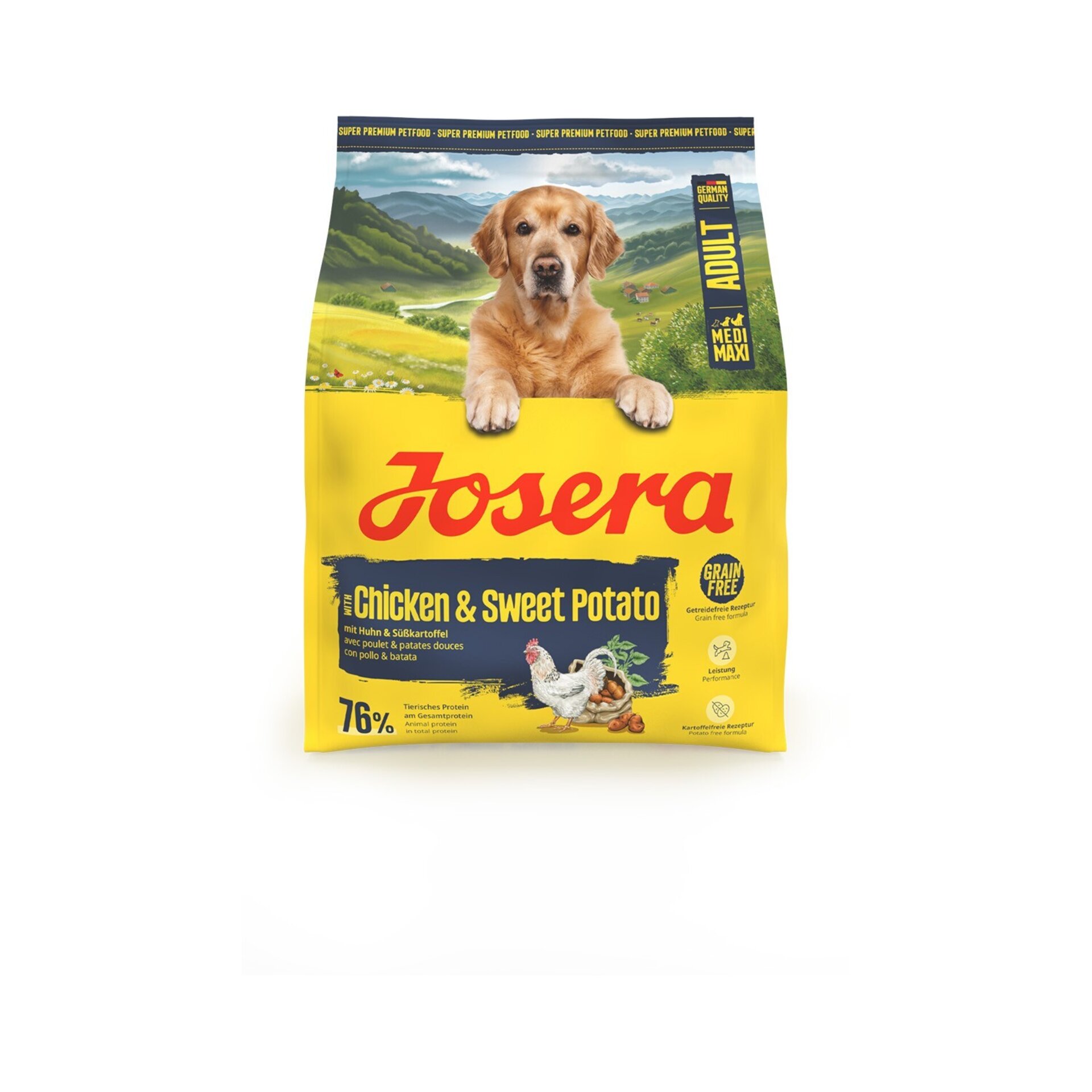 Pollo Y Batata Grain Free Adulto Medium/Maxi Josera - 2