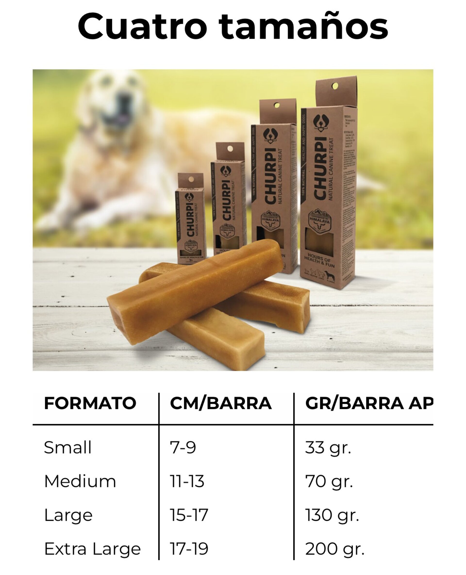 Churpi Cúrcuma – Barra Natural del Himalaya con Cúrcuma para Perros (M, L) - 5
