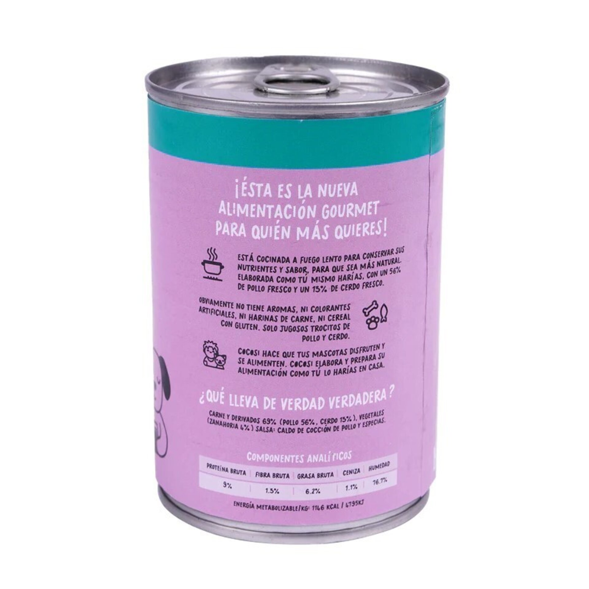 Cocosi Lata Albóndigas Con Pollo - 4