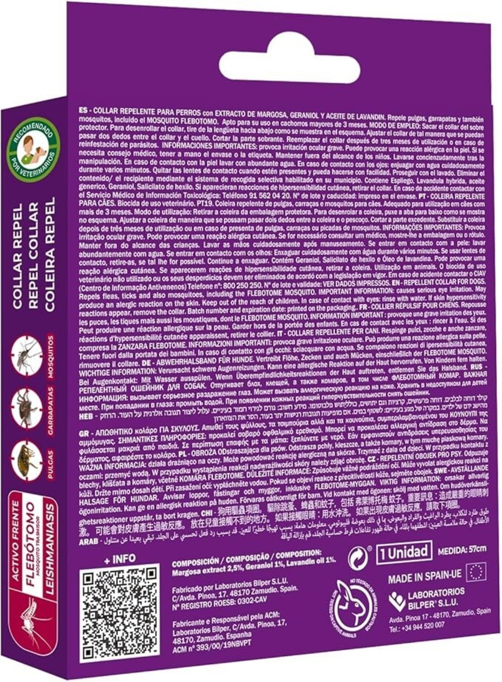 Collar Anti Insectos 3 Activos Perro - 3