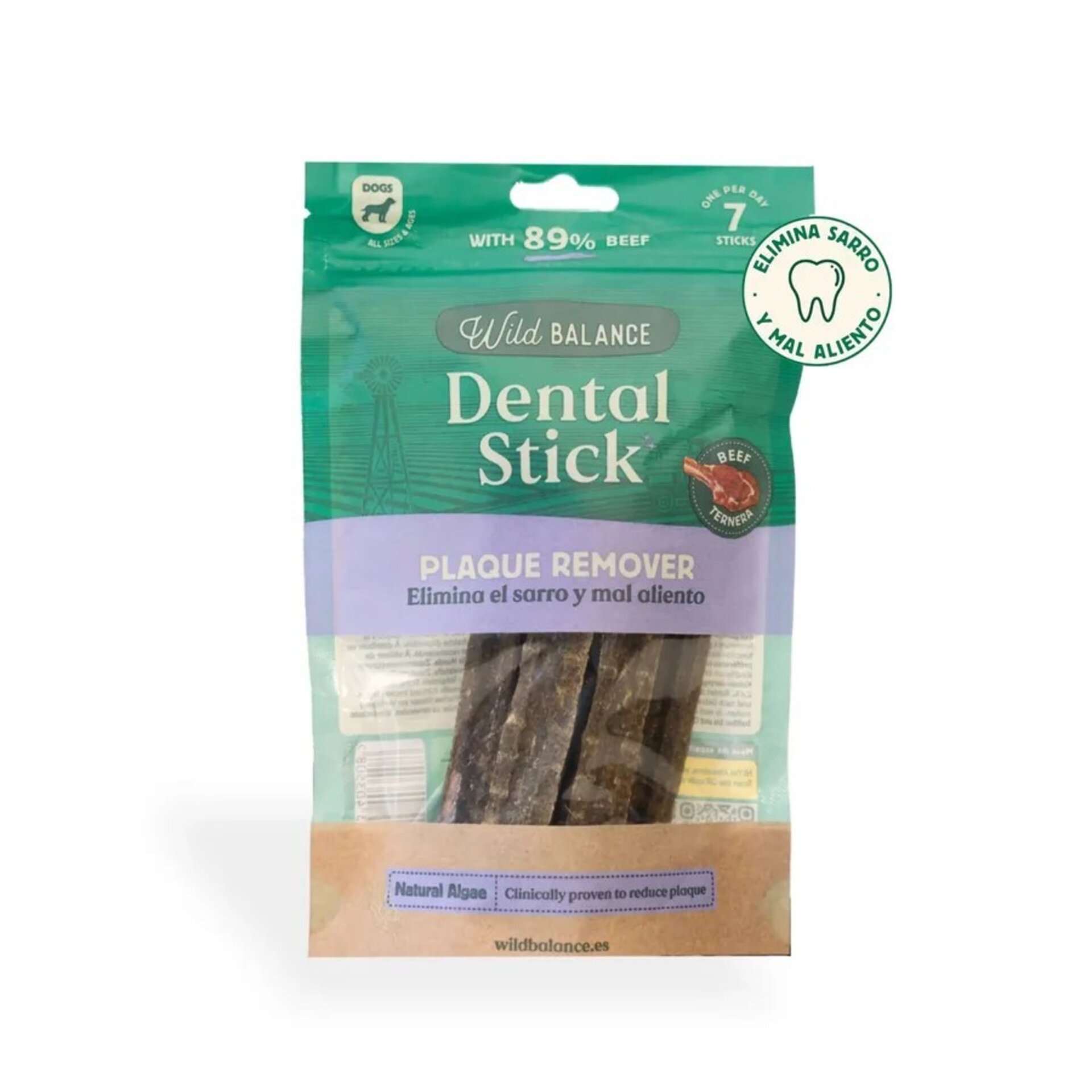 Wild Balance Sticks Dentales Ternera Elimina el Sarro y la Placa - 6
