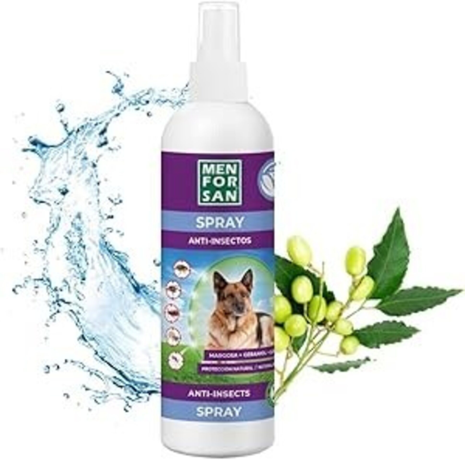 Spray Anti insectos Para perros Men For San - 7