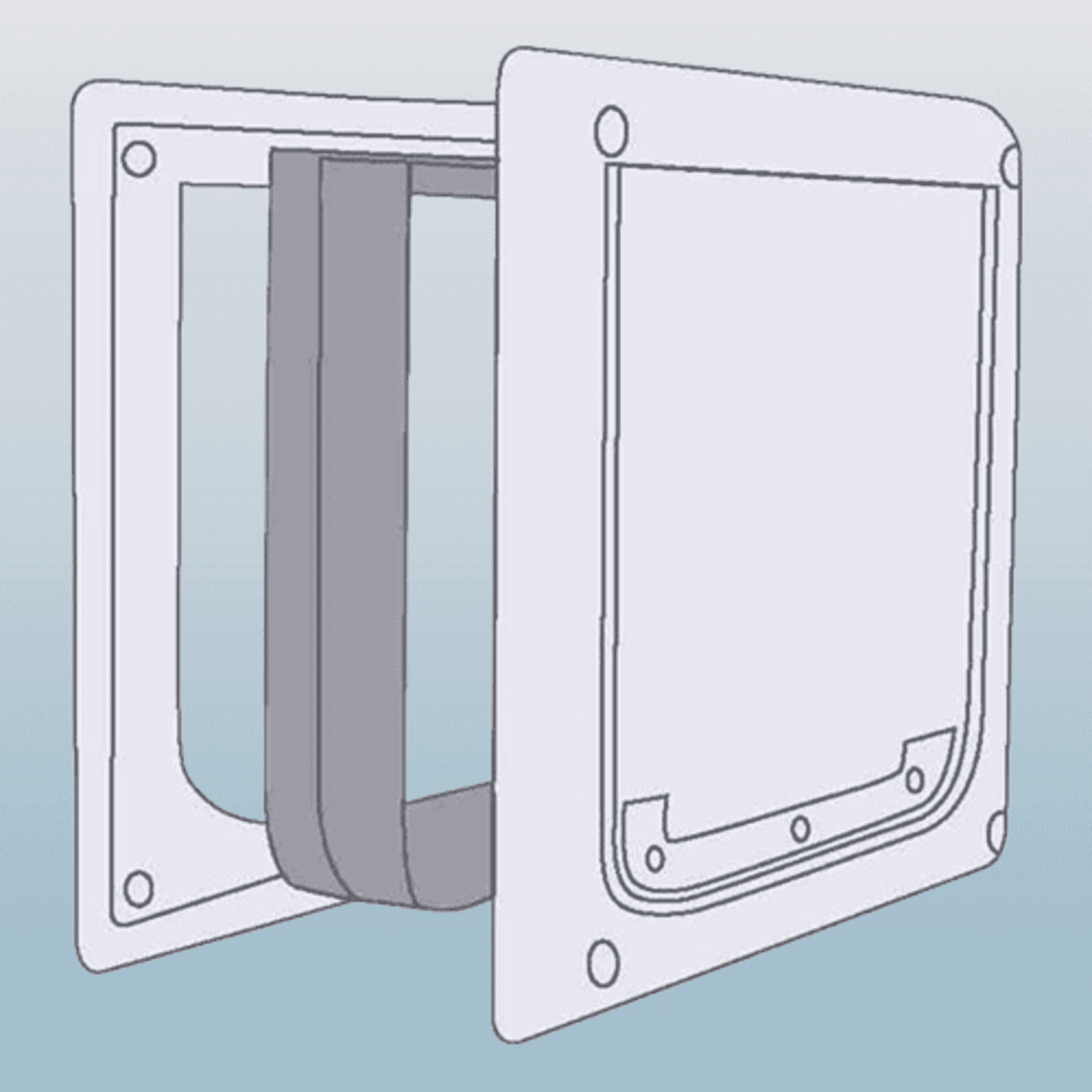 Pieza Extensible De Túnel Para Sure Flap Perros - 1