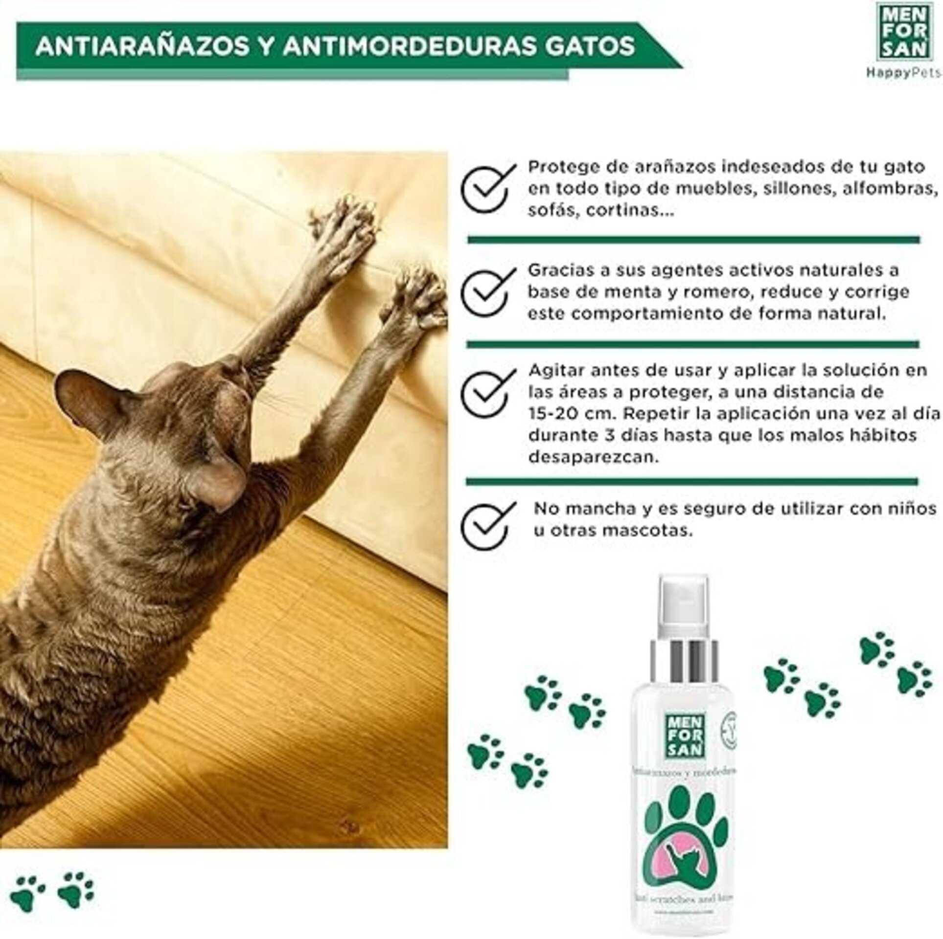 Antiarañazos Y Mordeduras Gatos Men For San - 3