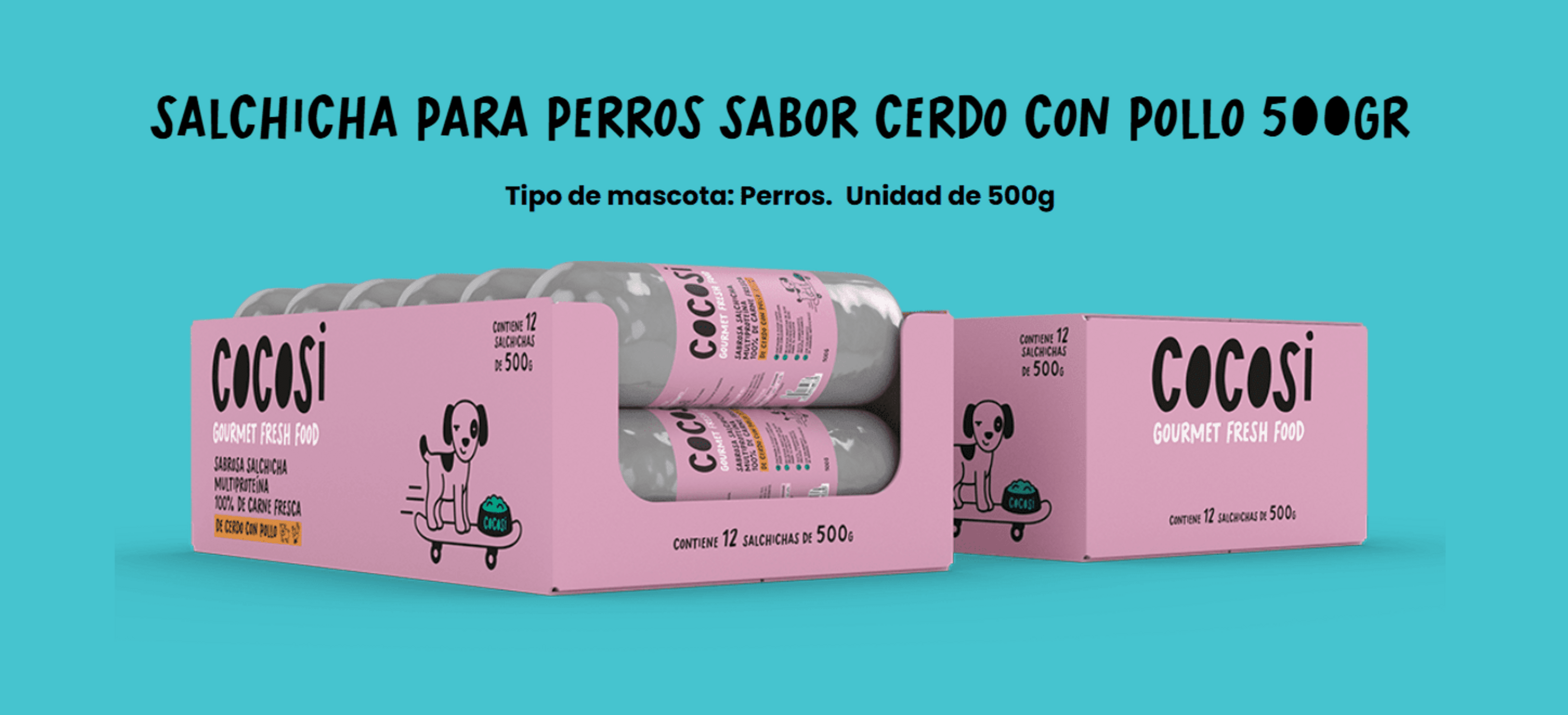 Cocosi Salchicha Con Cerdo Y Pollo - 2