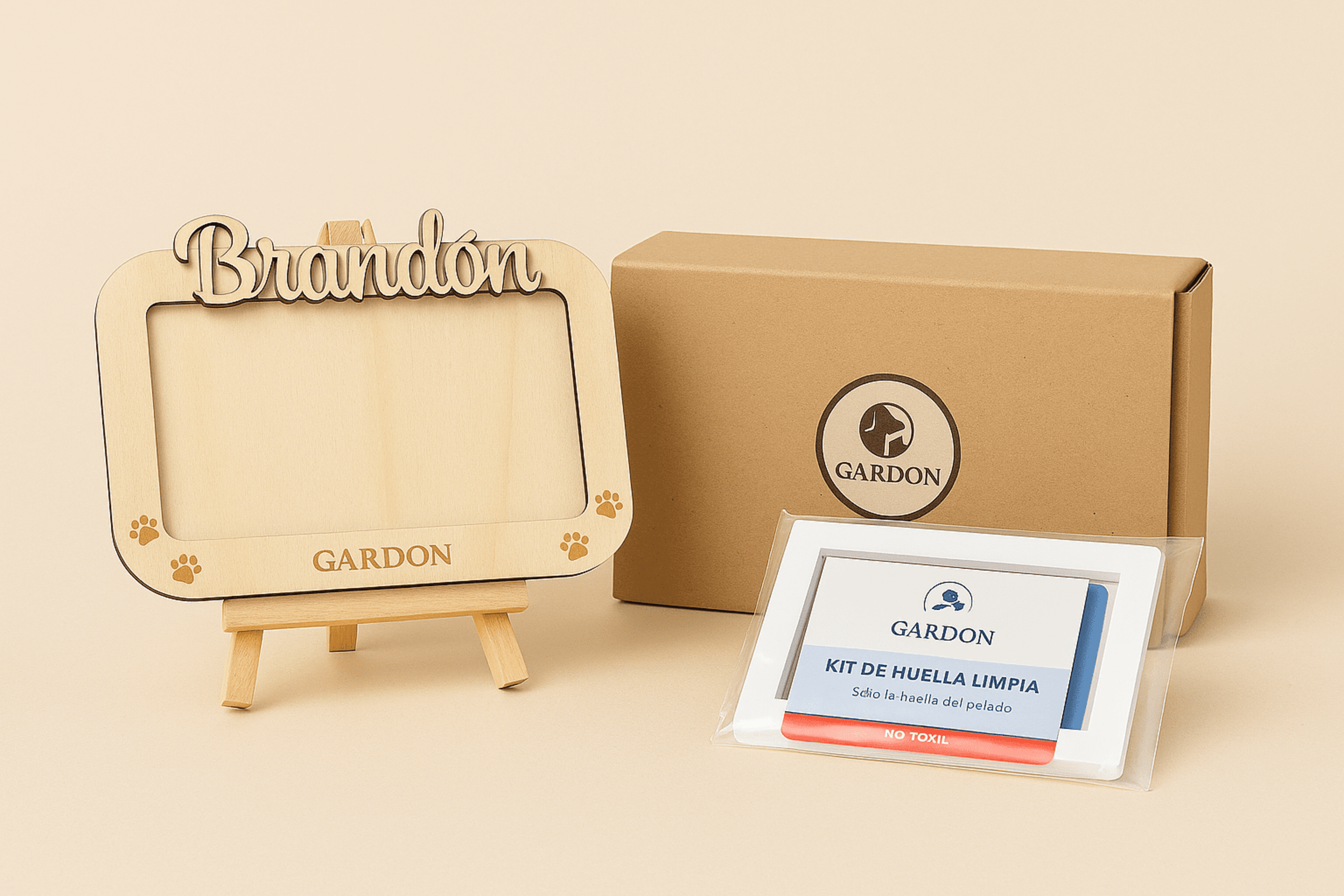 Kit Huellas + Portarretrato Personalizado - 2