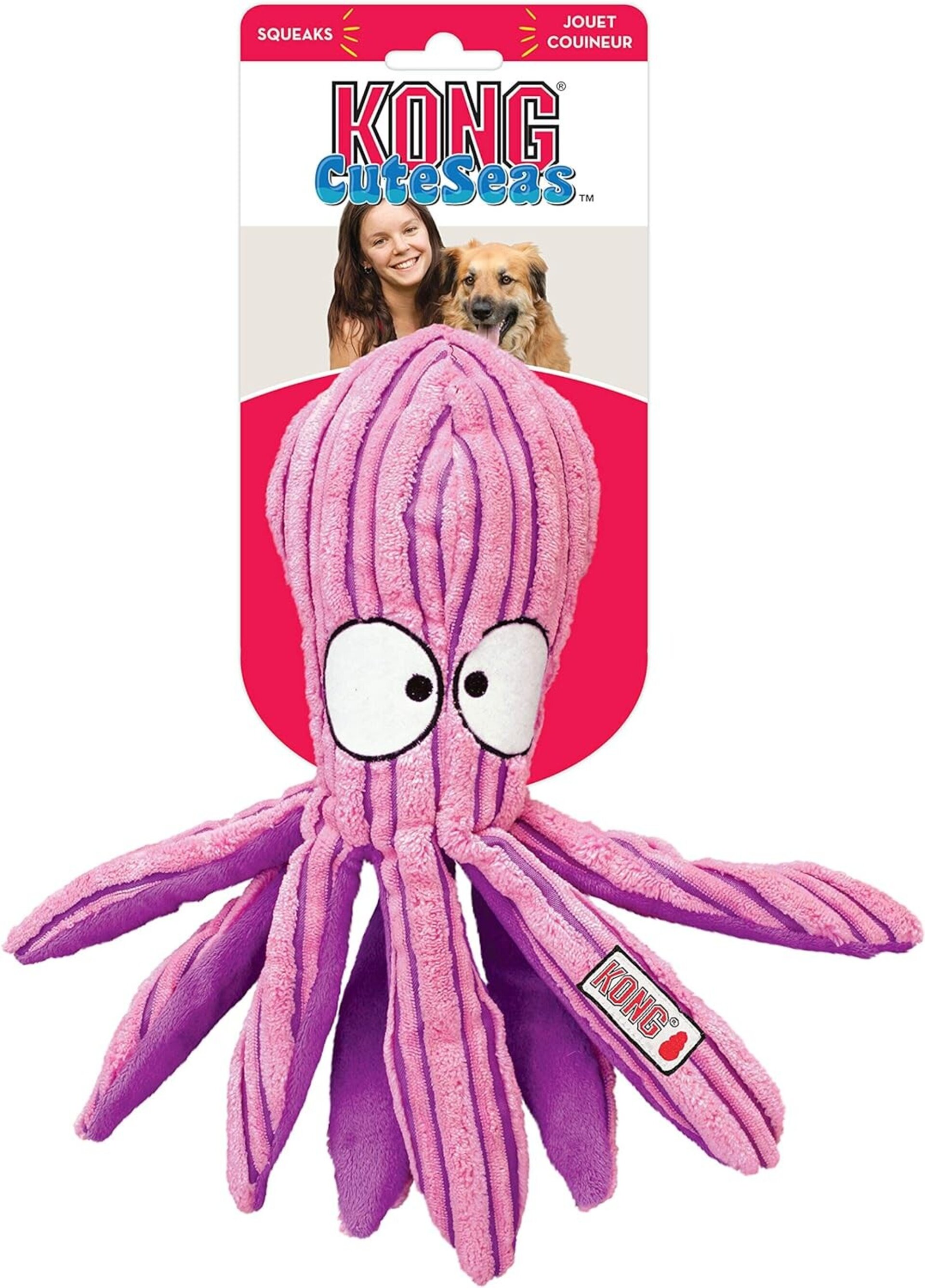 Peluche Kong Wubba Octopus Assorted - 4