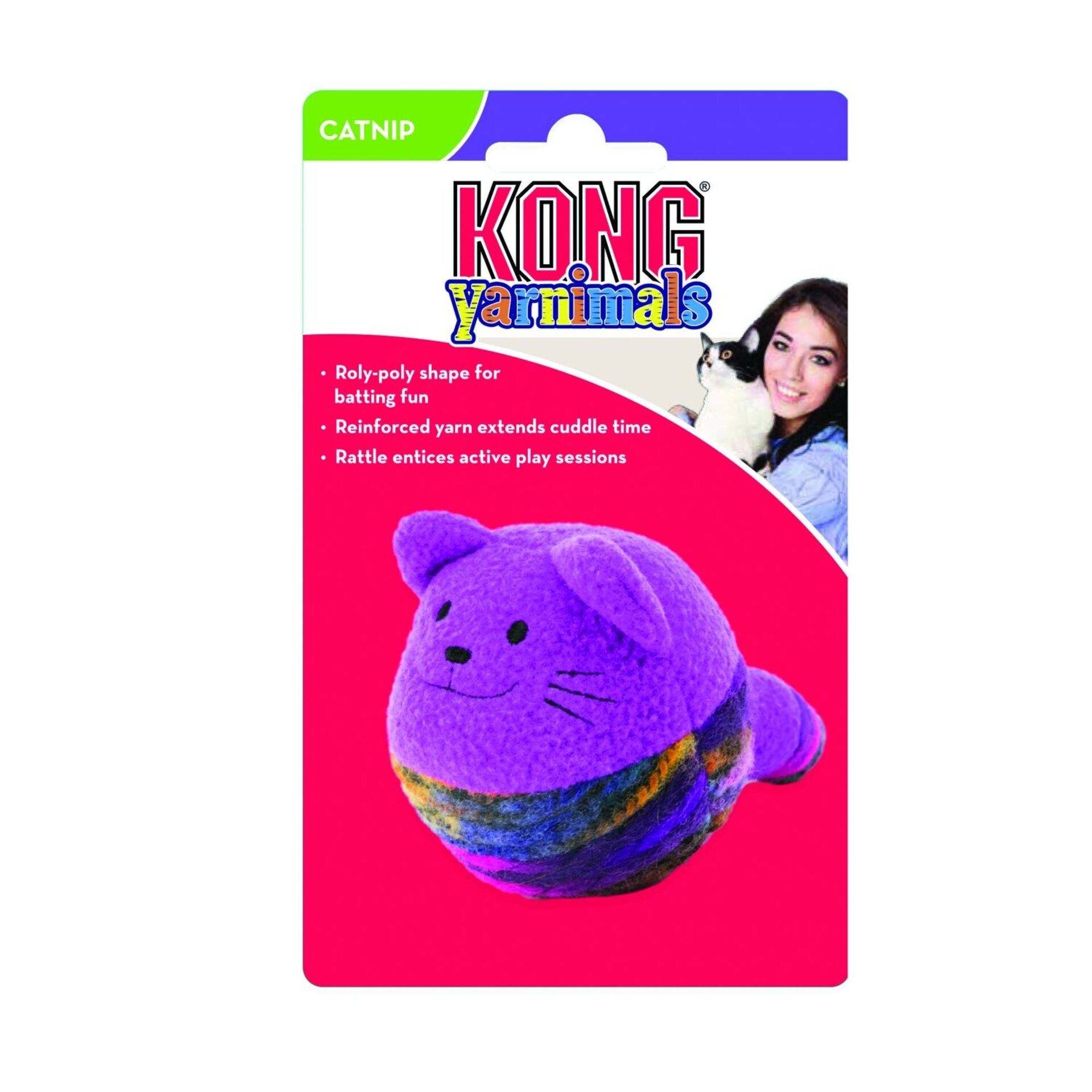 Pelota Kong Cat Yarnimals Assorted - 2