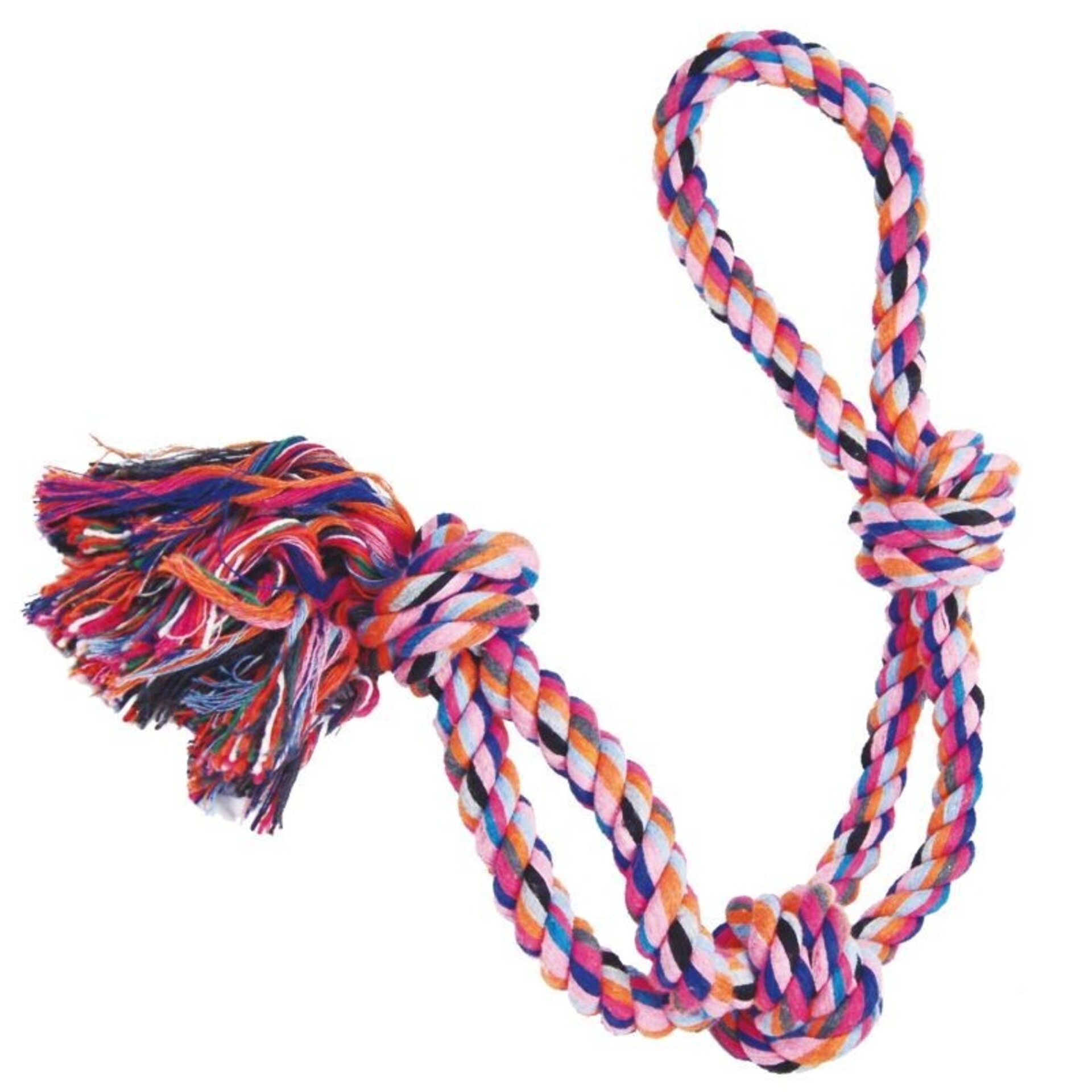 Gloria Cuerda de Algodón con Lazo y 3 Nudos para Perros - 2