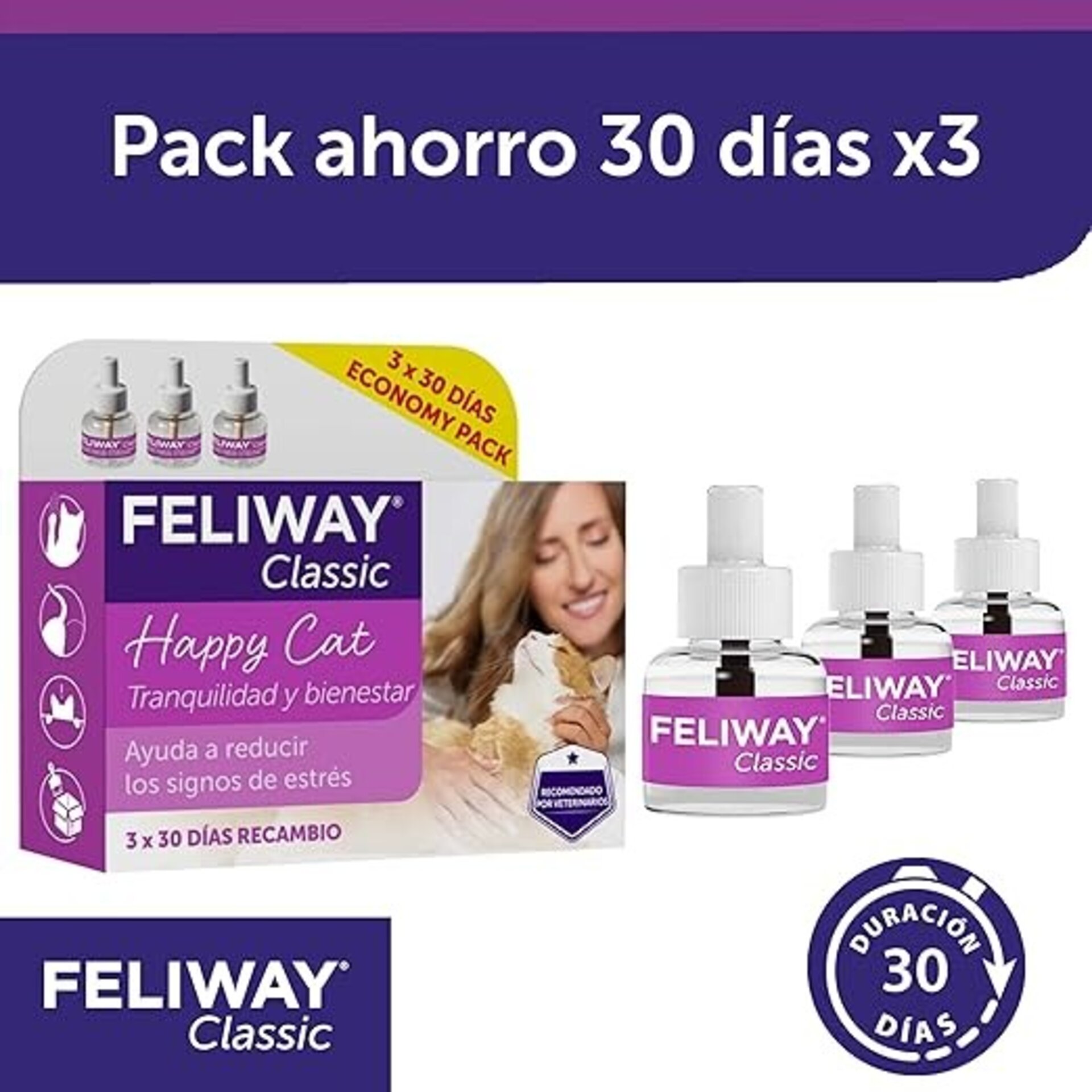 Feliway Classic Pack De 3 Unidades X 48ml C/U - 2