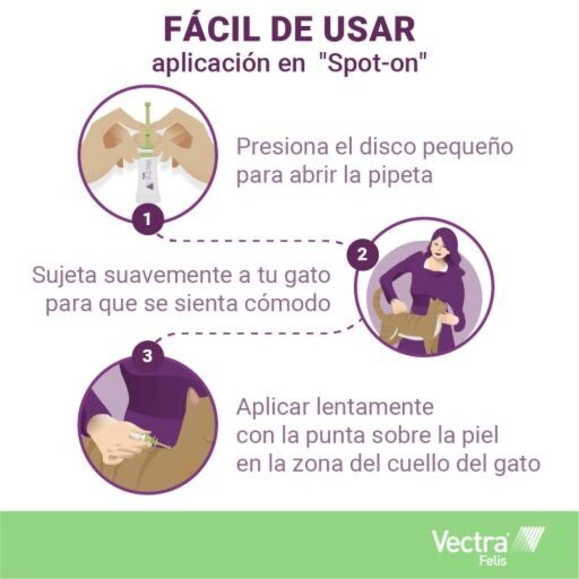Vectra Felis Solución Spot-On Para Gatos - 5