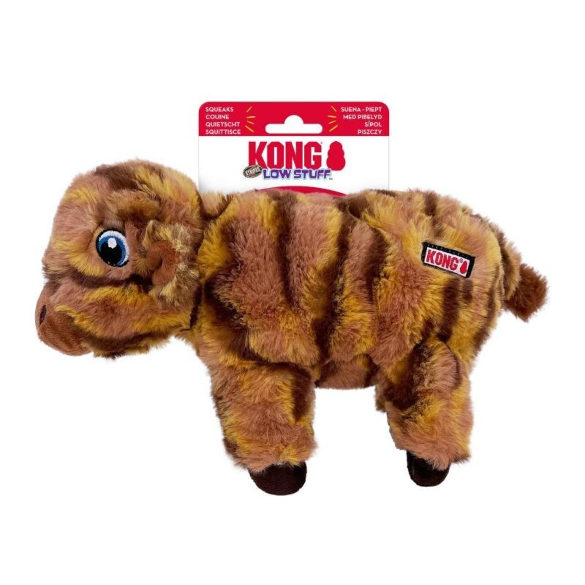 Peluche Kong Low Stuff Stripes Cow - 2