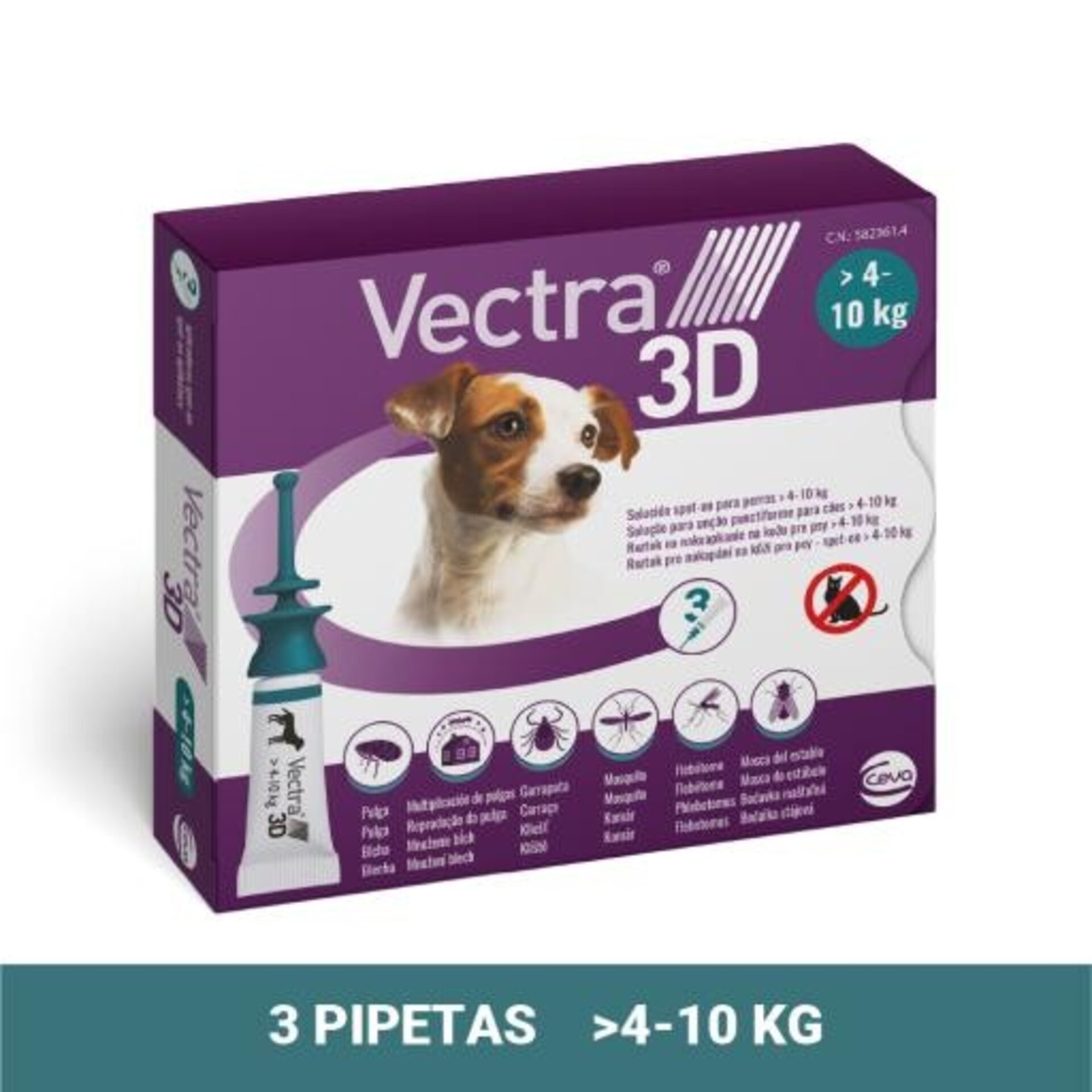 Vectra 3D Solución Spot-On Para Perros - 5