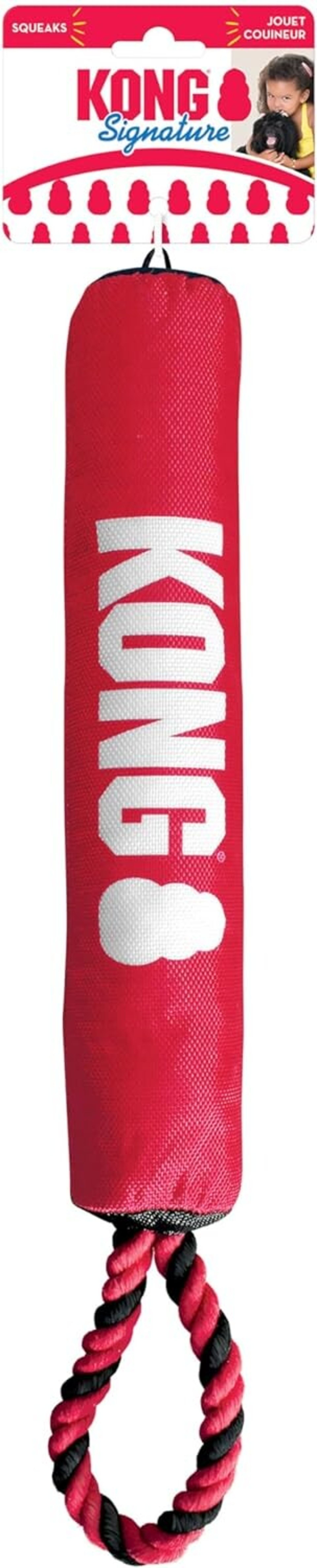 Kong Signature Stick Rojo Con Cuerda - 2