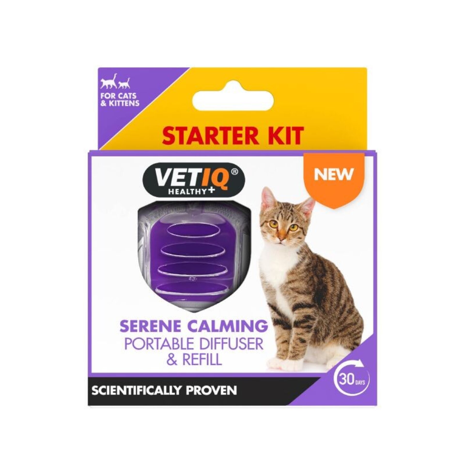 Serene Calming Portable Diffuser & Refill Gatos - 2