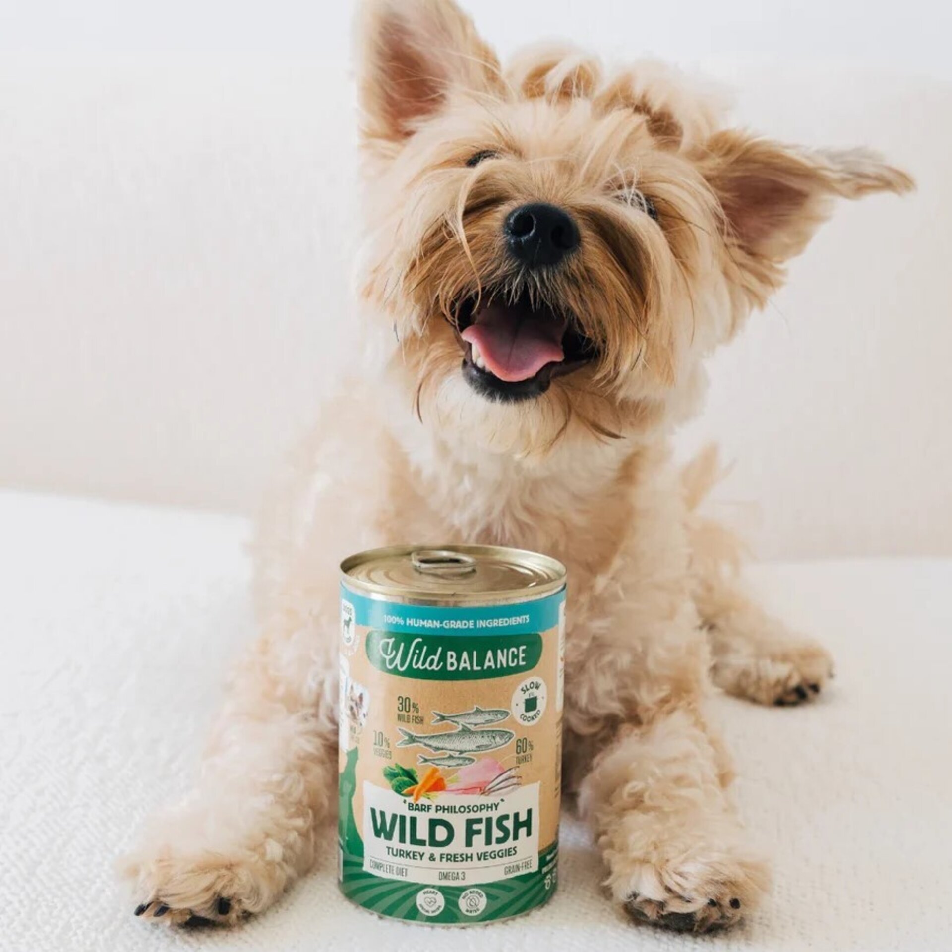 Wild Balance Lata de Pescado y Pavo para perros (Filosofía BARF) - 4