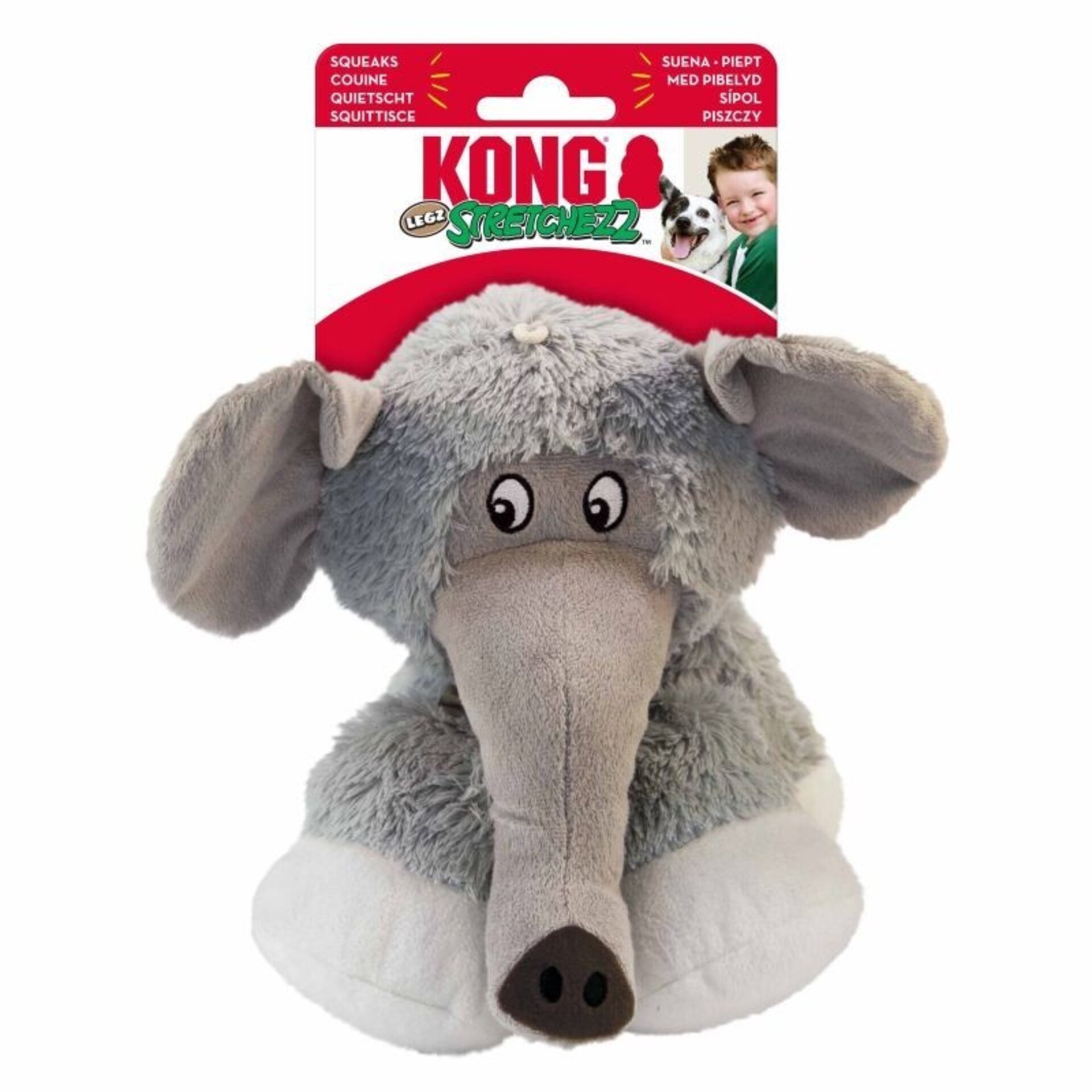 Peluche Kong Stretchezz Legz Elephant - 3