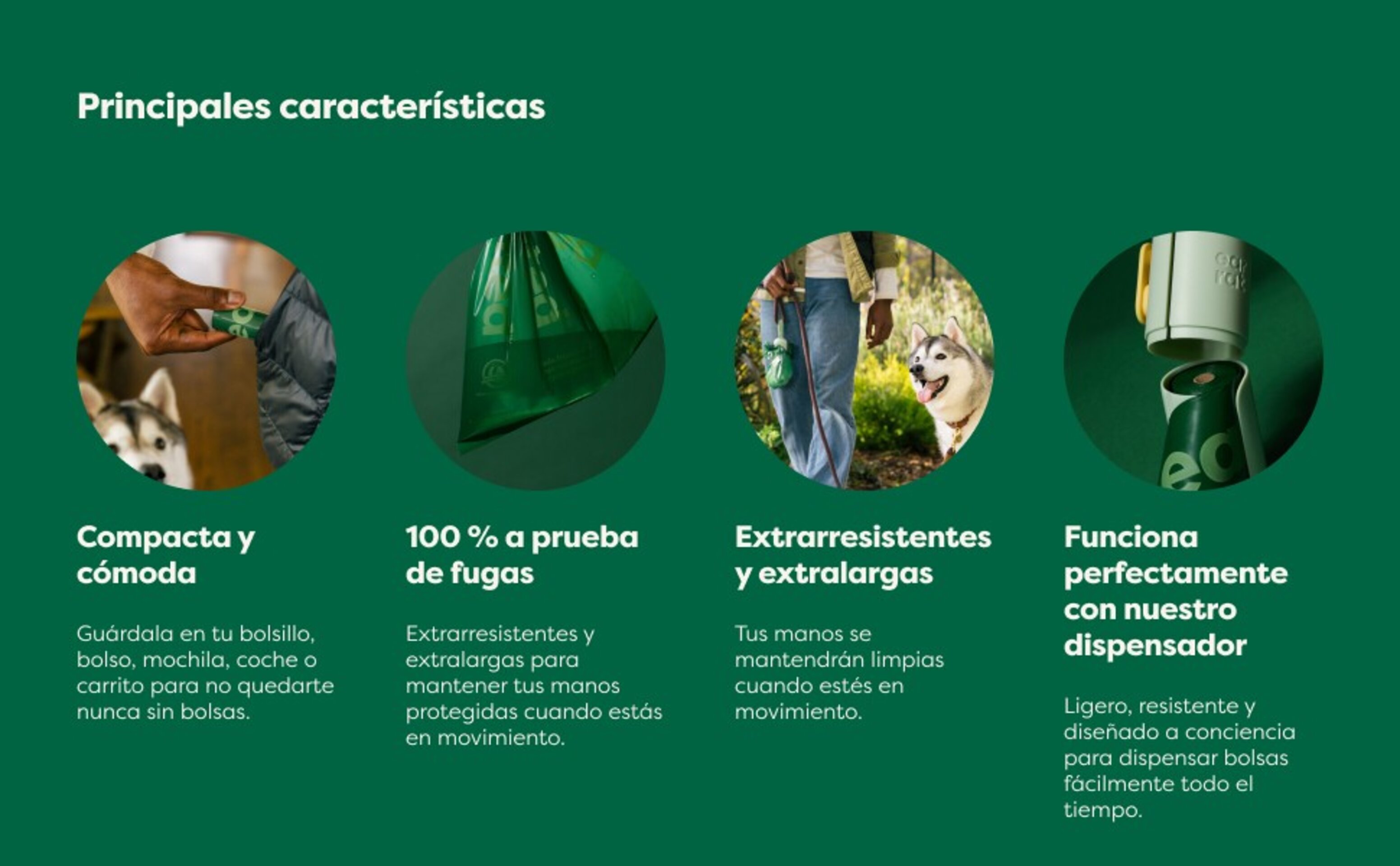 Bolsas Para Excrementos Sin Fragancia Earth Rated 8 Rollos - 6
