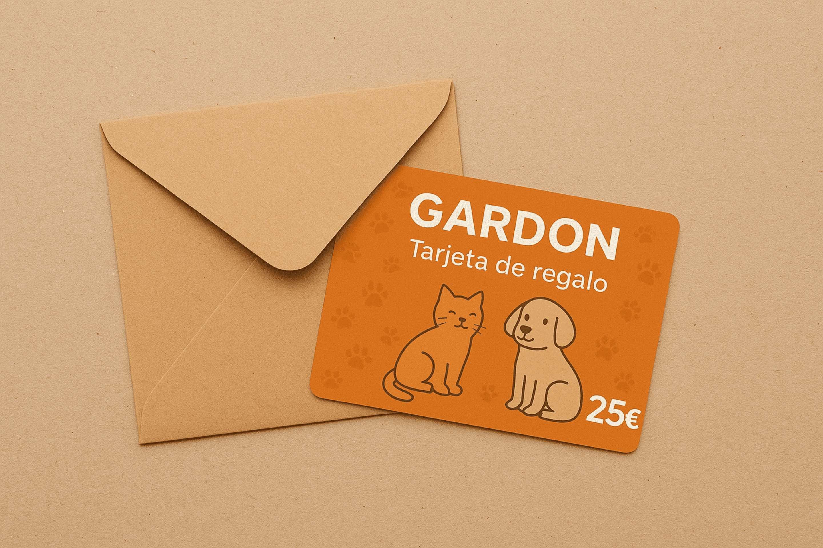 Tarjetas De Regalo Física De Plástico Impresa + Sobre - 2
