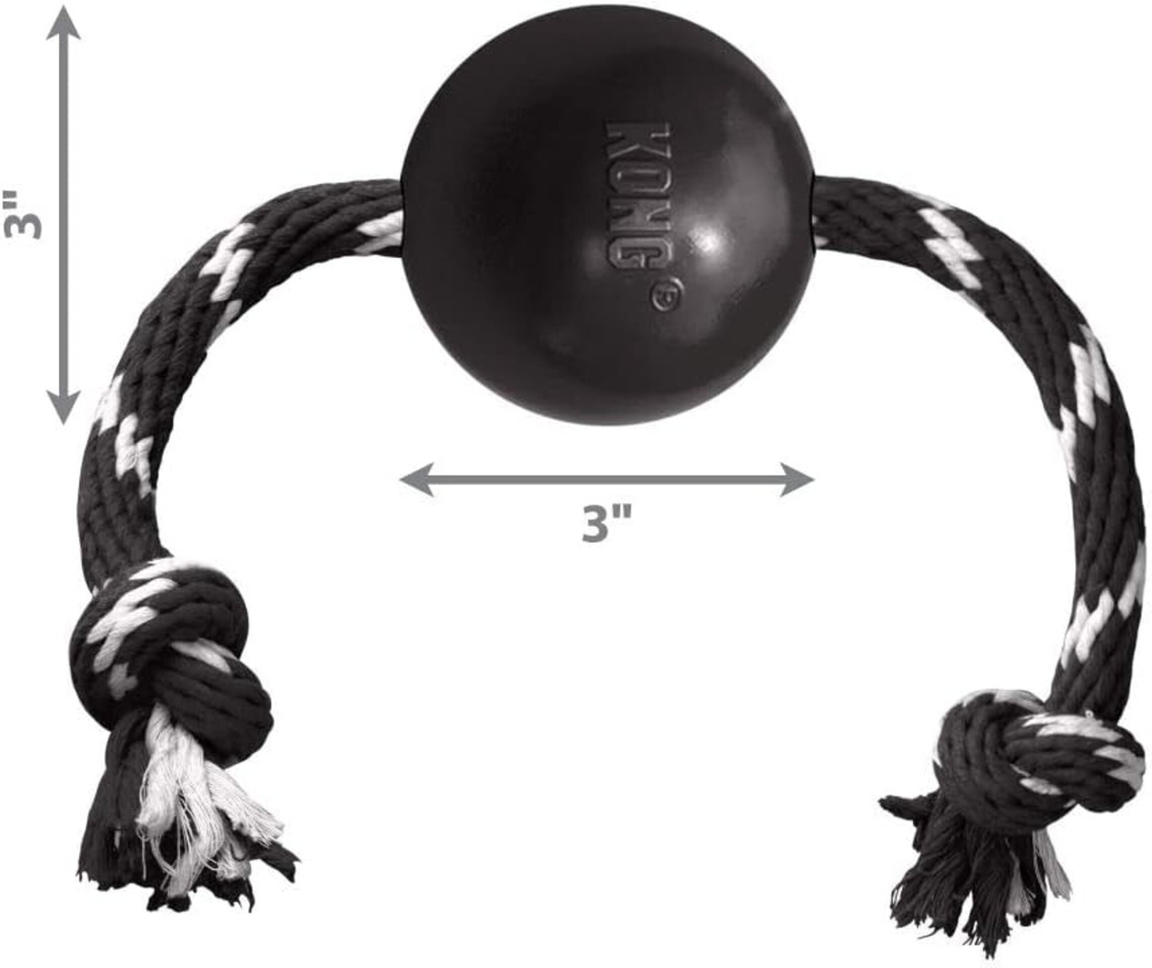 Pelota Con Cuerda Kong Extrem W/Rope - 4