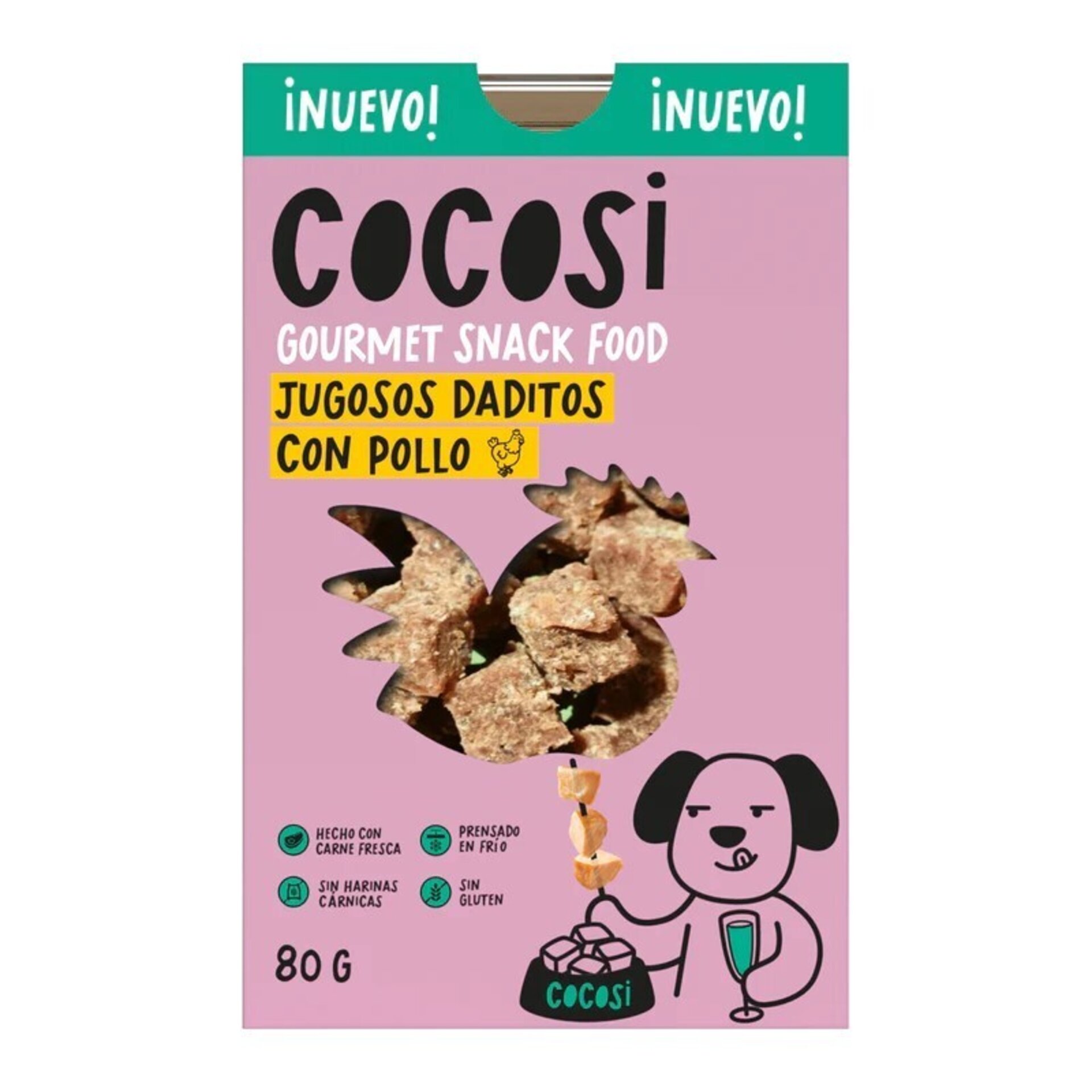 Cocosi Snack Daditos de Pollo Liofilizado - 2