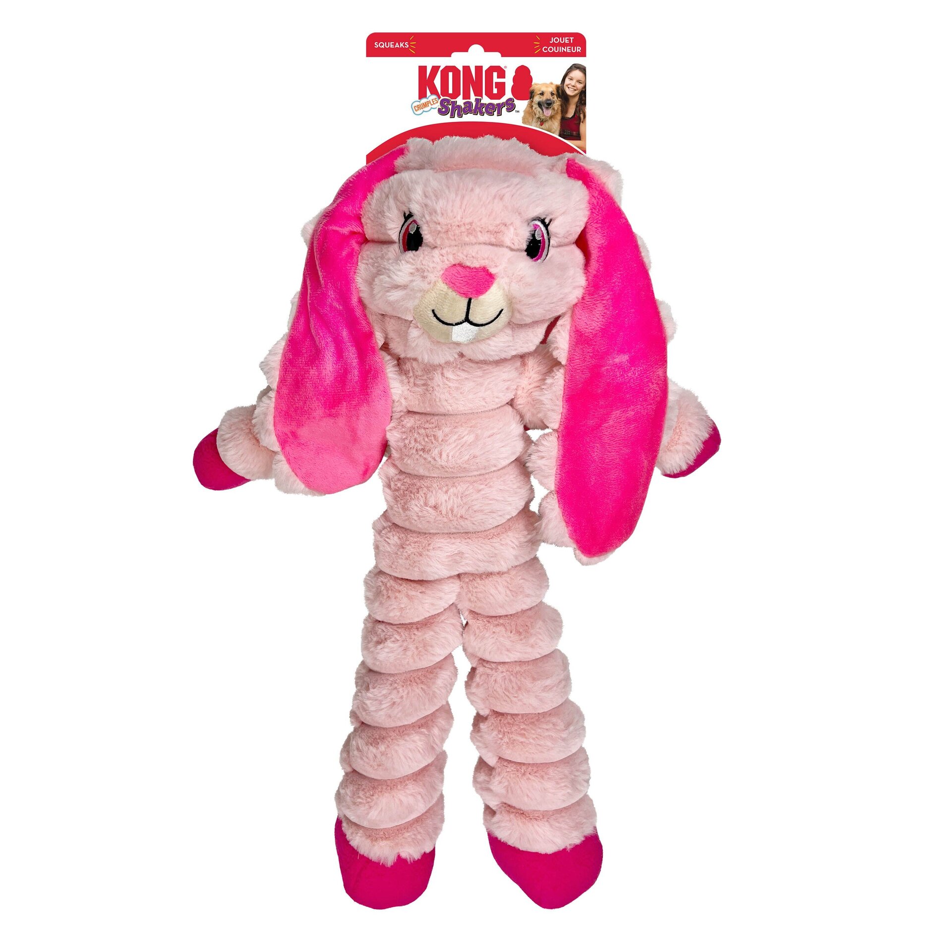 Peluche Kong Shakers Crumples Bunny - 2