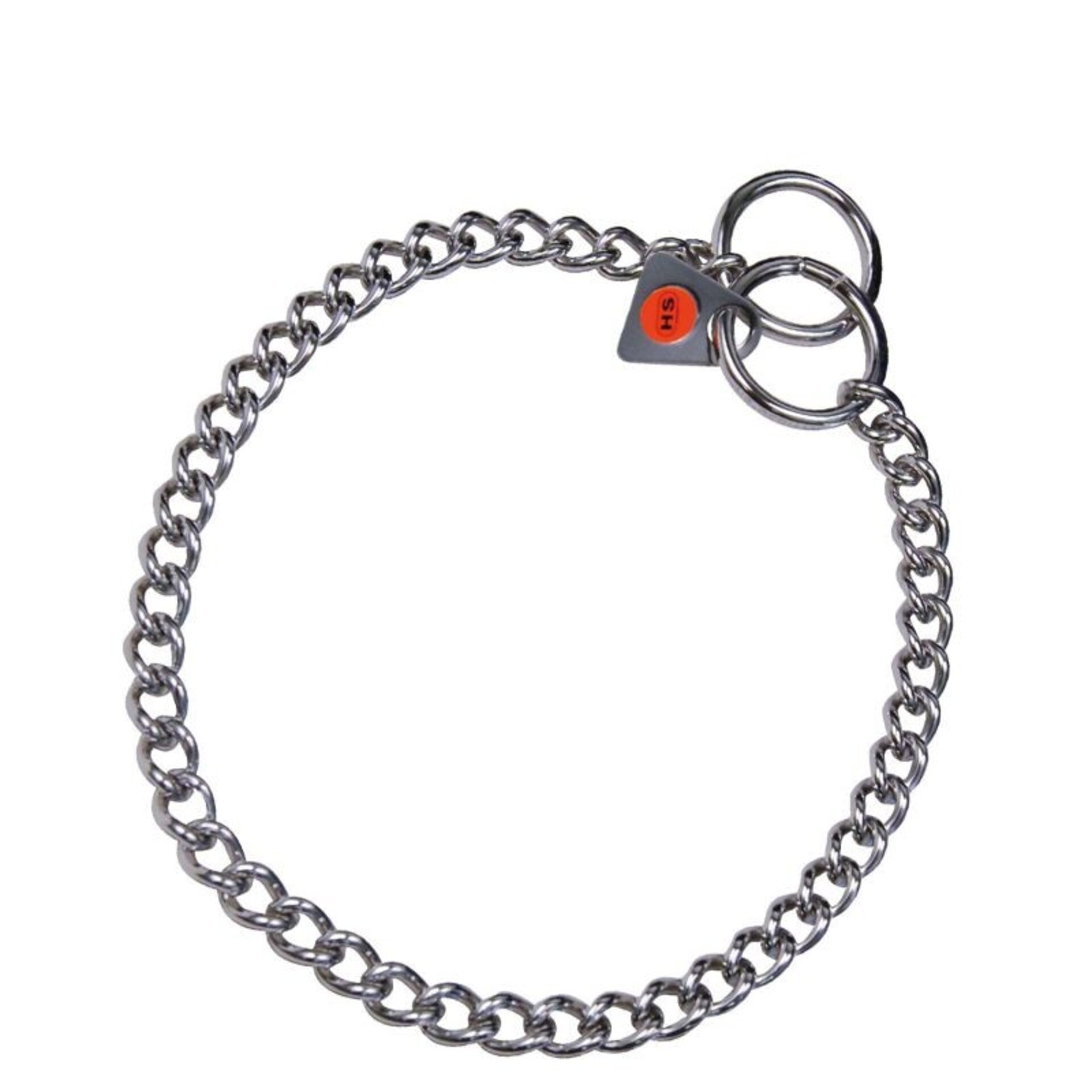 Collar Eslabón Retorcido Acero Cromado HS - 2