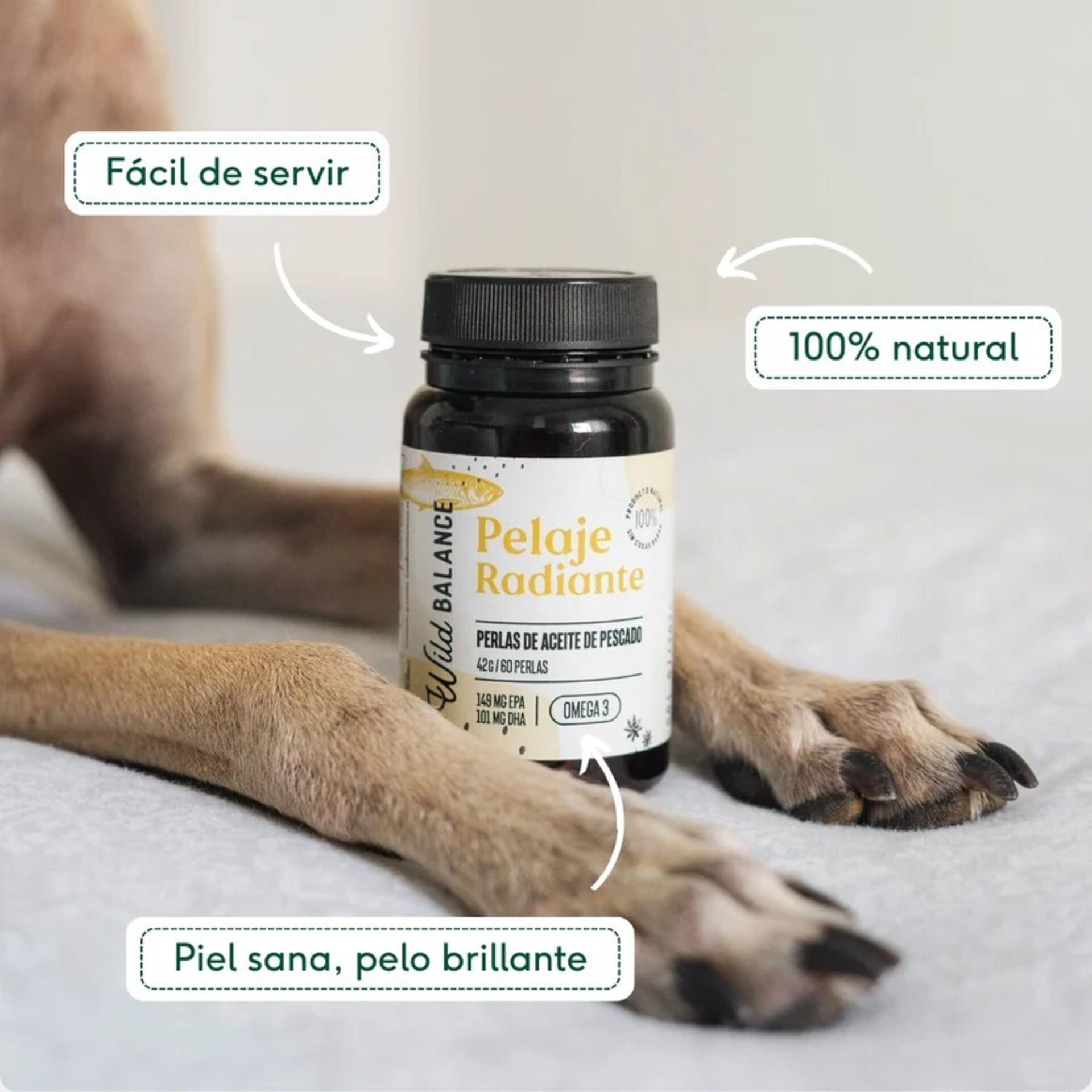 Wild Balance Pelaje Radiante Omega 3 (Perros y Gatos) - 7