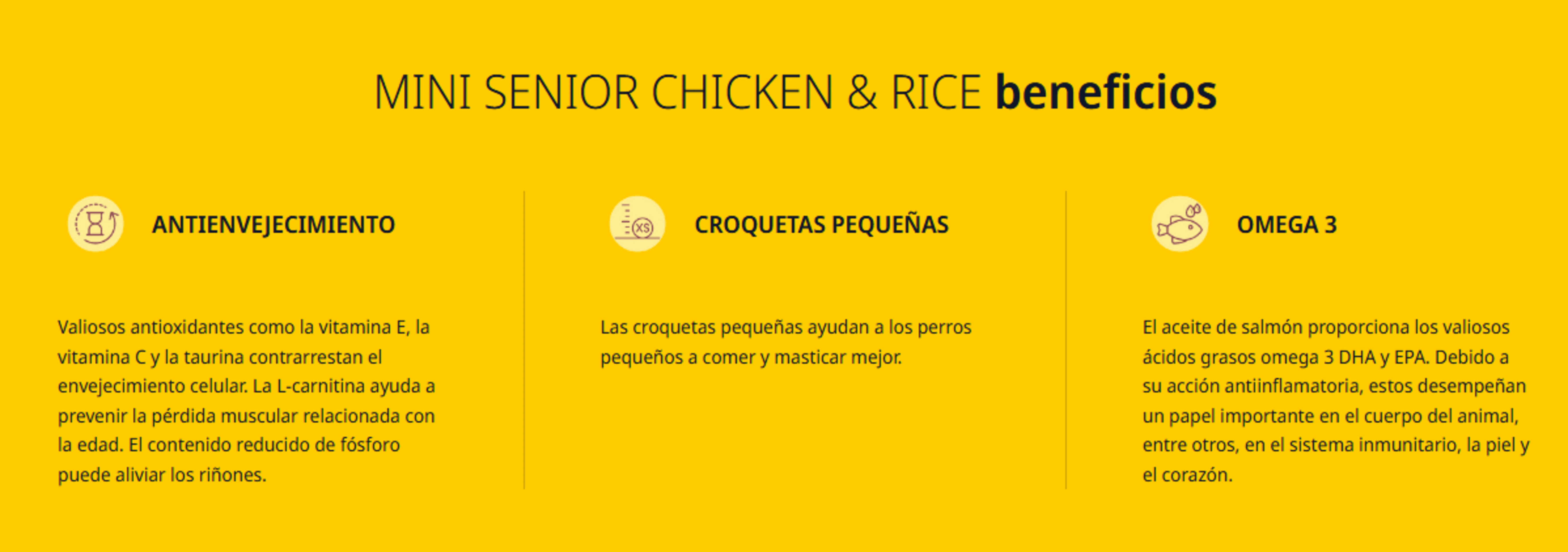 Senior Chicken & Rice Mini Josera - 2