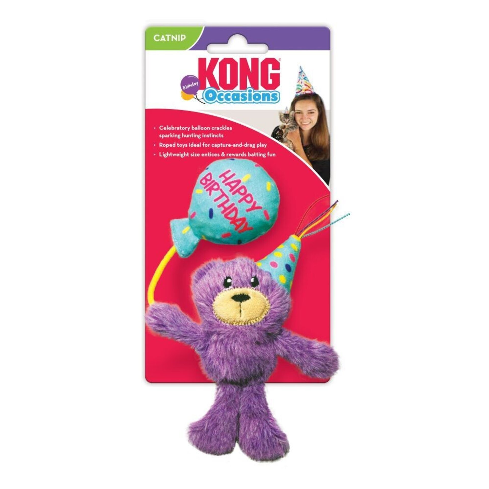 Peluche Kong Cat Occasions Birthday Teddy - 2