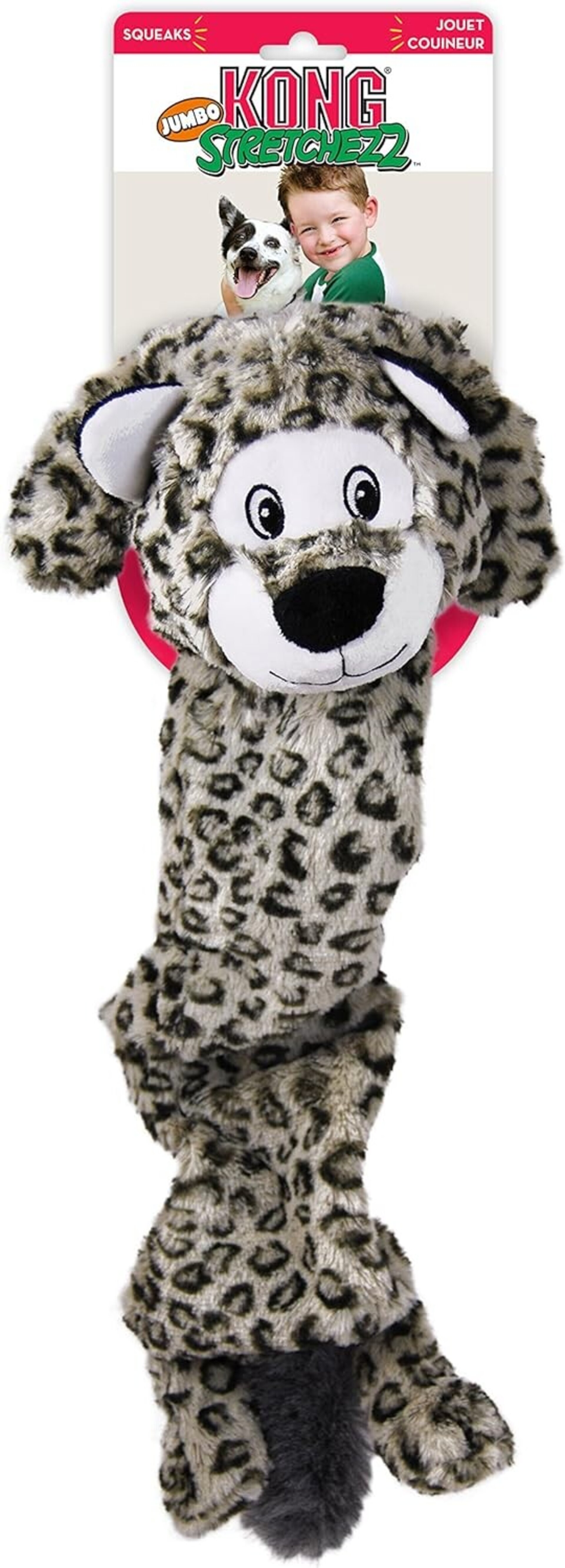 Peluche Kong Stretchezz Jumbo Snow Leopard - 2