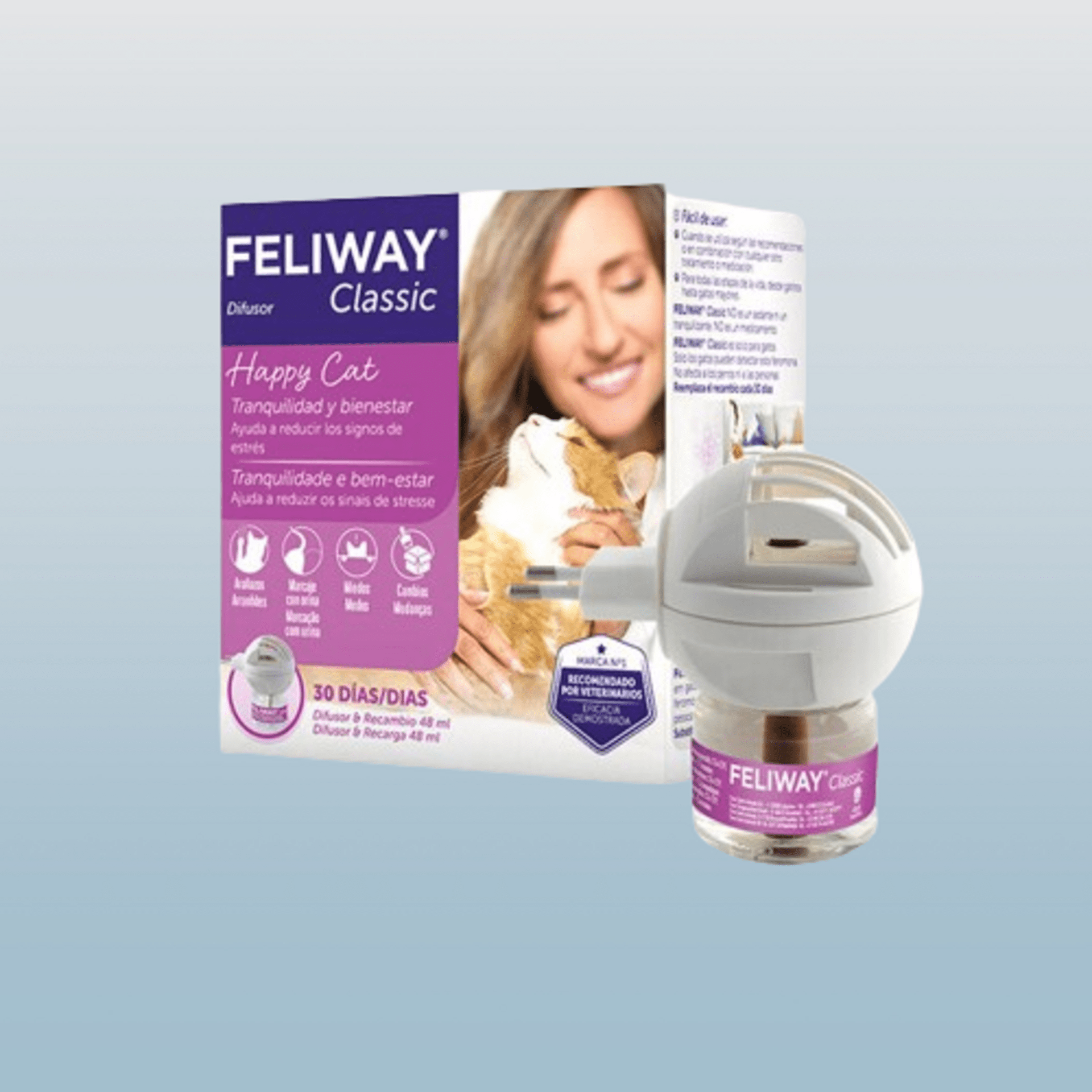 Feliway Classic Difusor + Recambio 48ml 1 Mes - 2