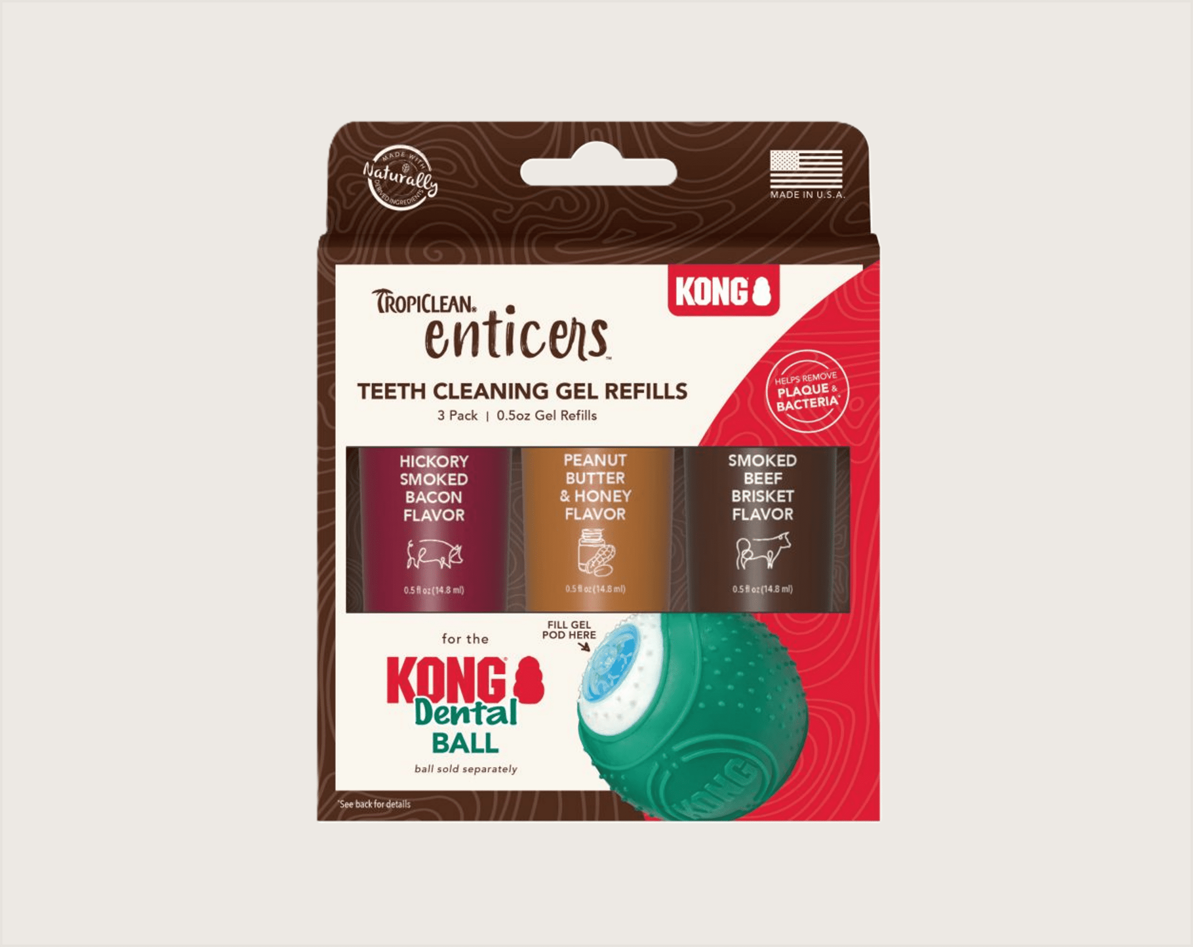 Kong Geles Limpiadora De Dientes (Pack Dental) - 1