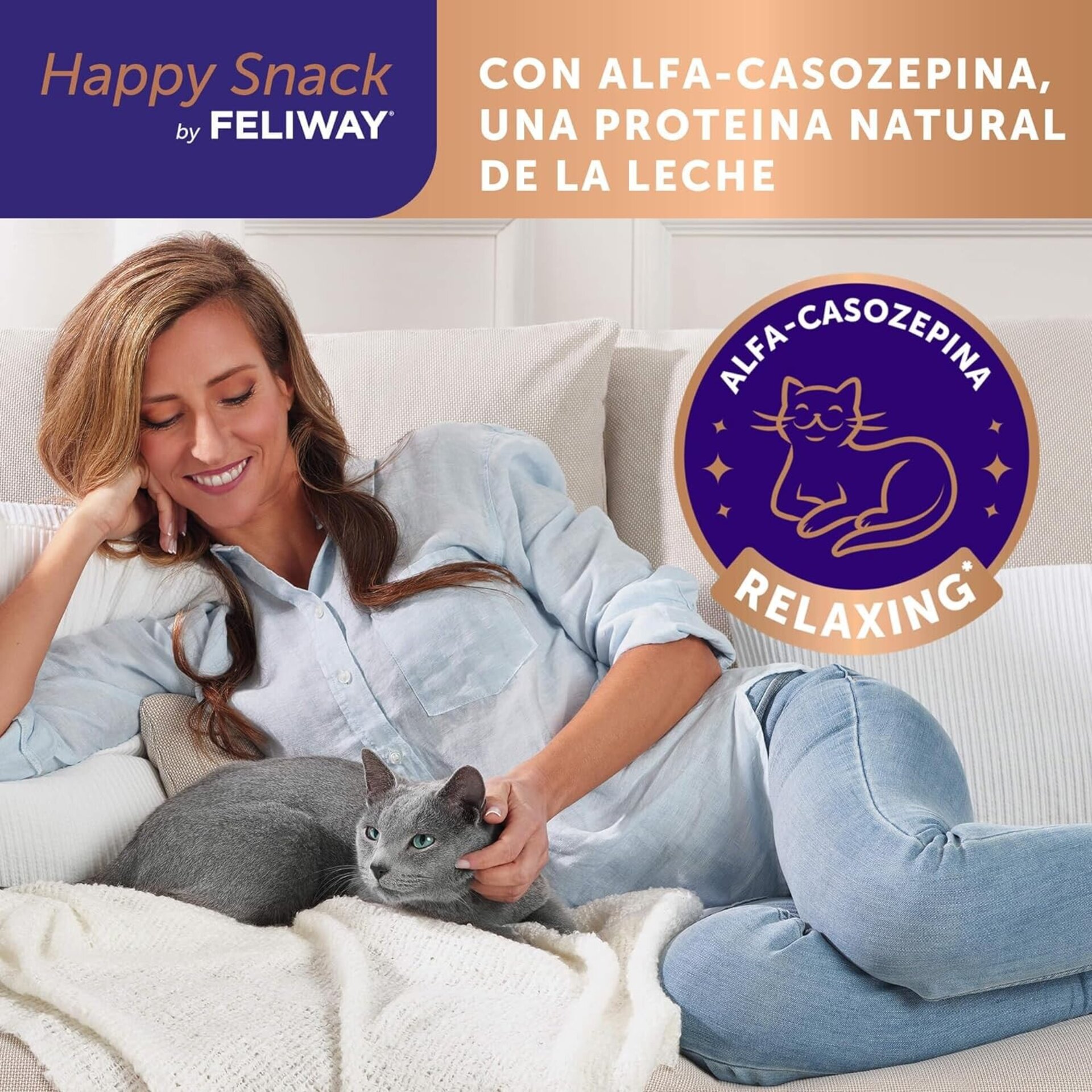Feliway Happy Snack Relajante Sabor A Pollo - 6