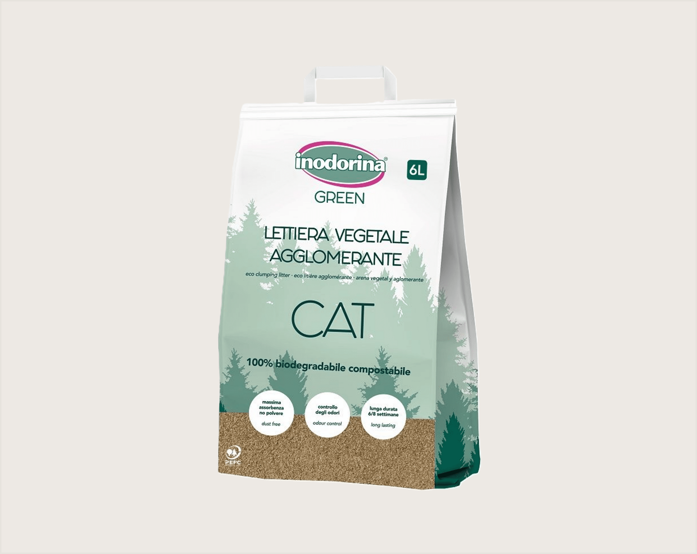 Inodorina Lecho Vegetal para Gatos - 1