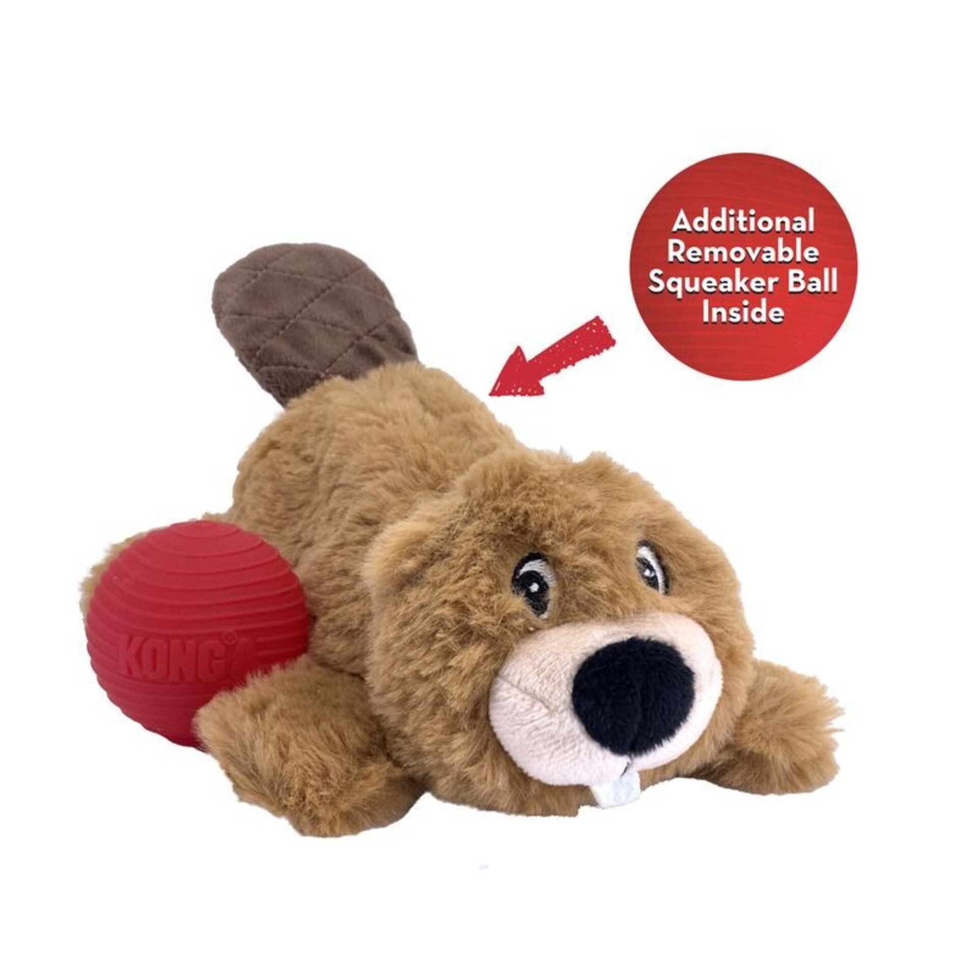Peluche Kong Cozie Pocketz Castor - 3