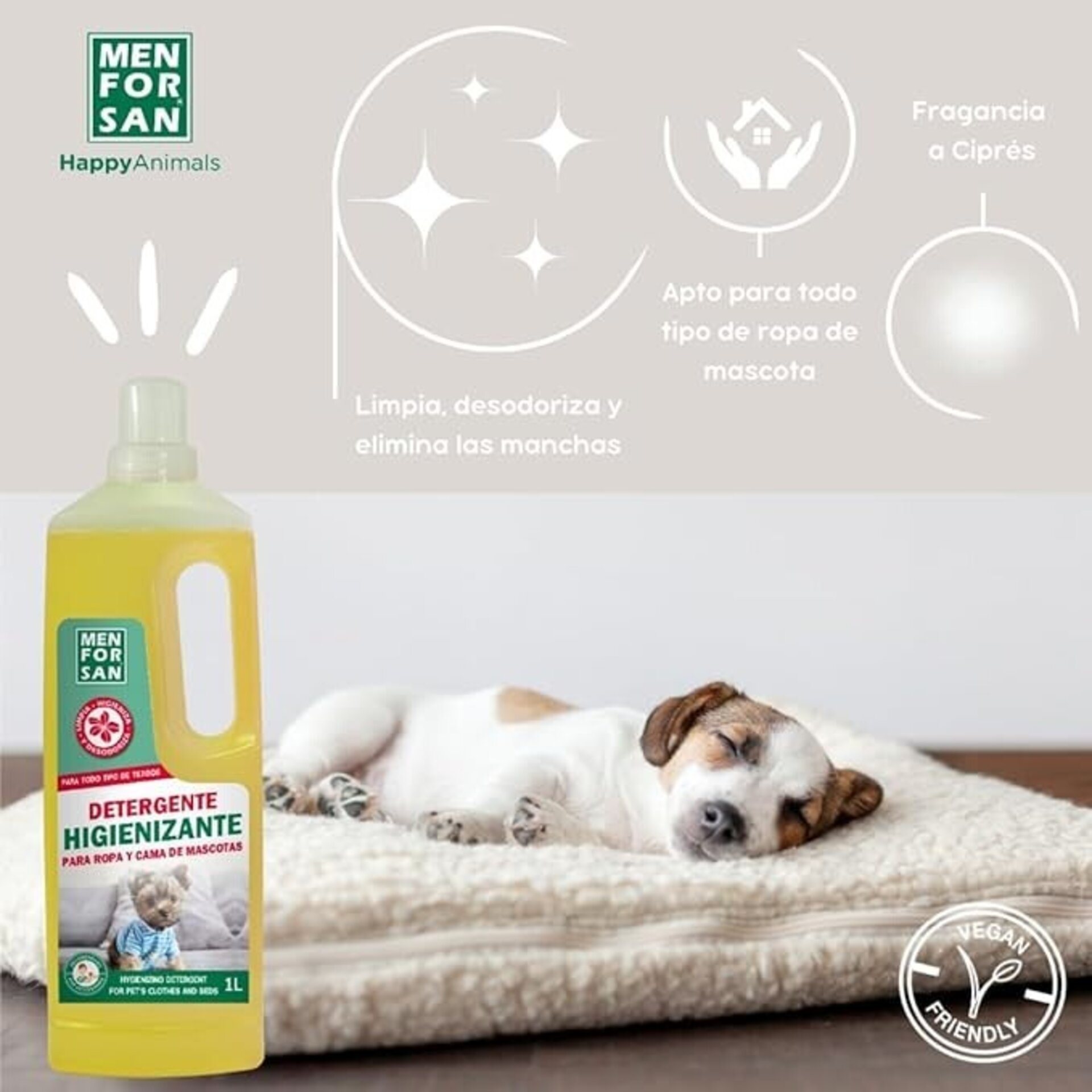 Detergente Para La ropa Y Cama De Las Mascotas Men For San - 1