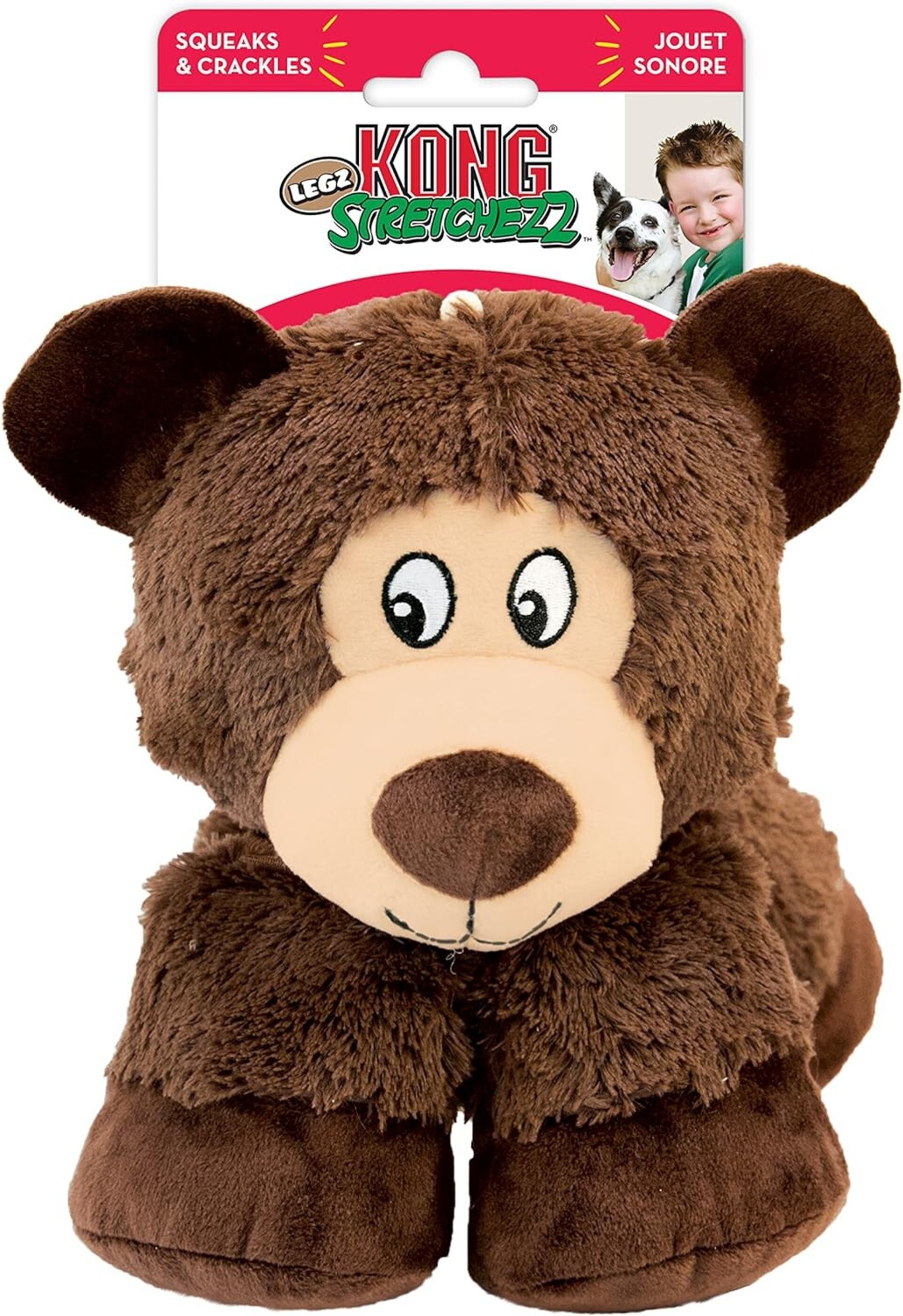 Peluche Kong Stretchezz Jumbo Snow Leopard - 2