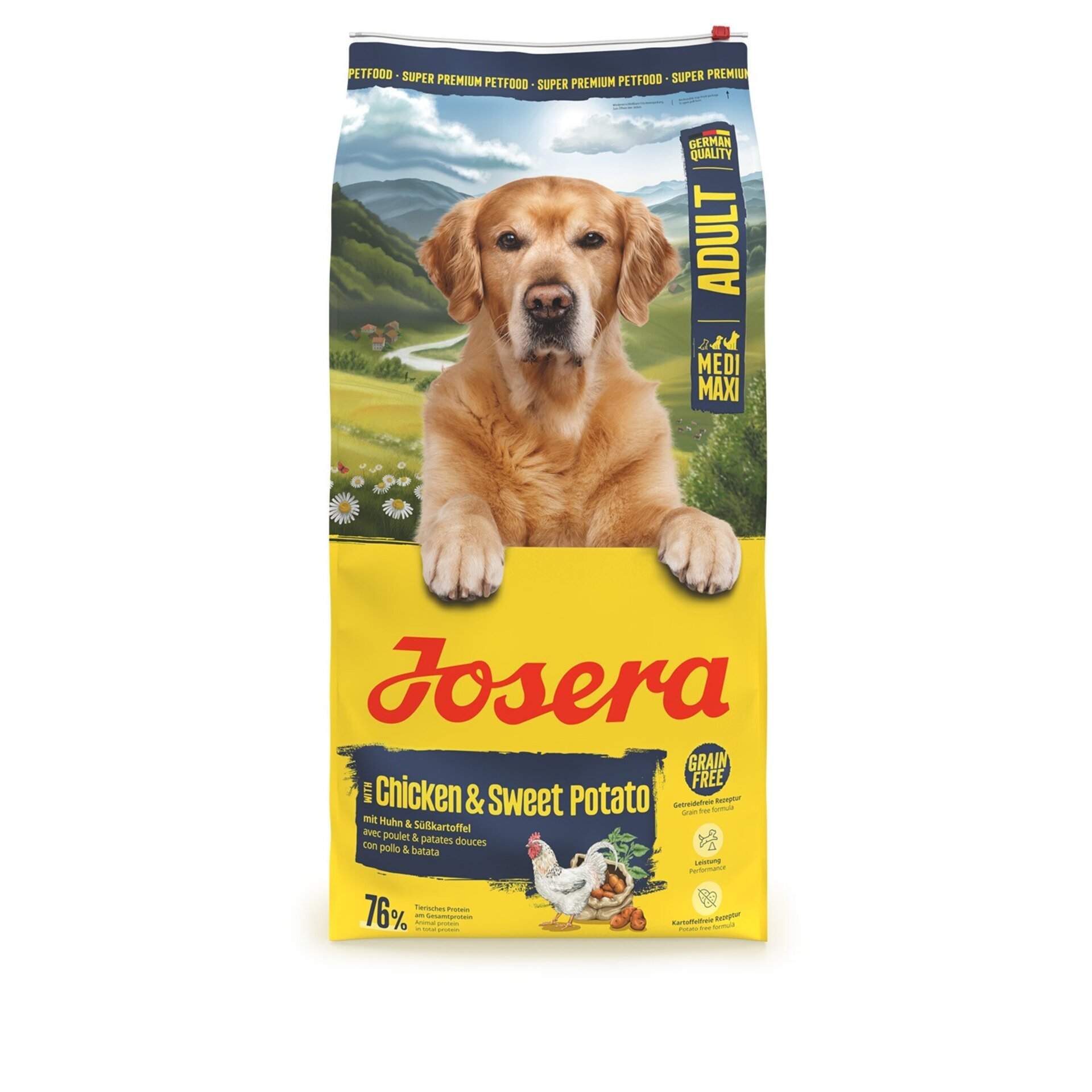 Pollo Y Batata Grain Free Adulto Medium/Maxi Josera - 3