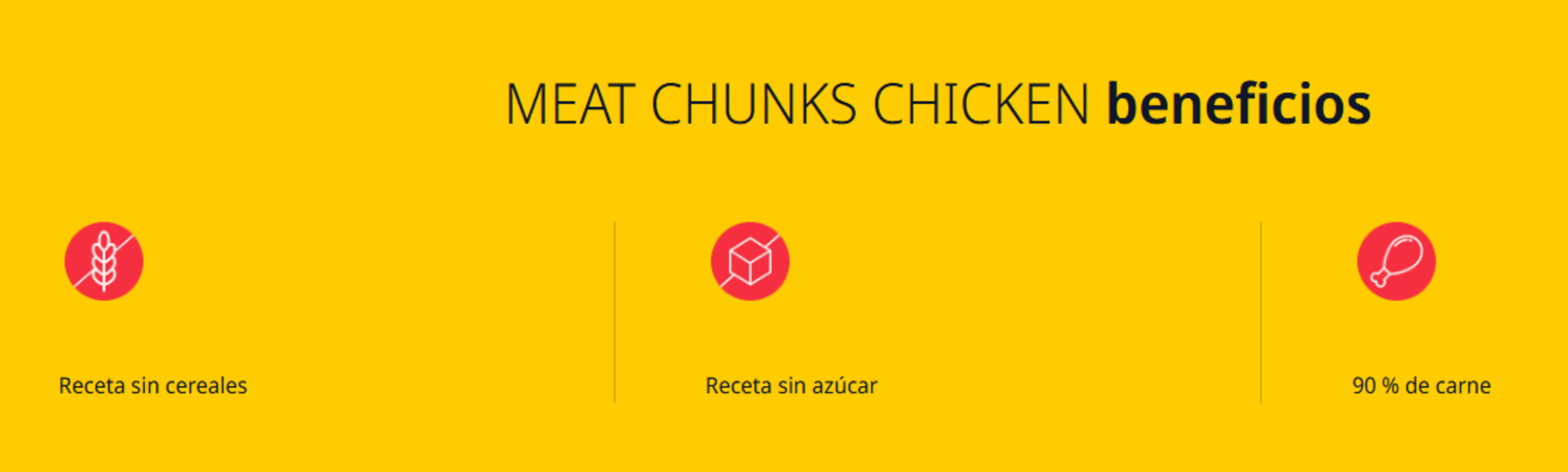 Meat Chunks De Pavo, Pollo Y Ternera - 2