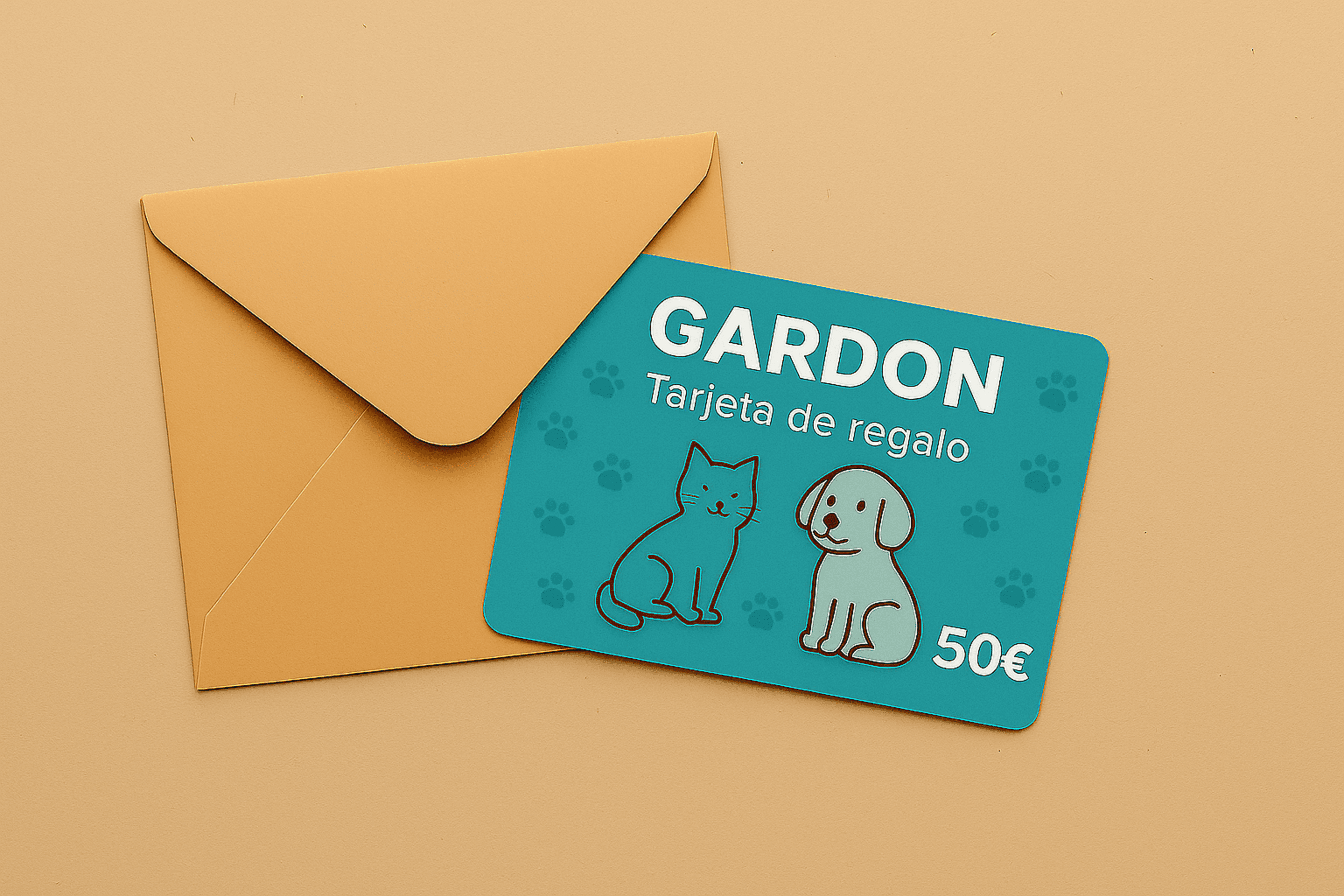 Tarjetas De Regalo Física De Plástico Impresa + Sobre - 3