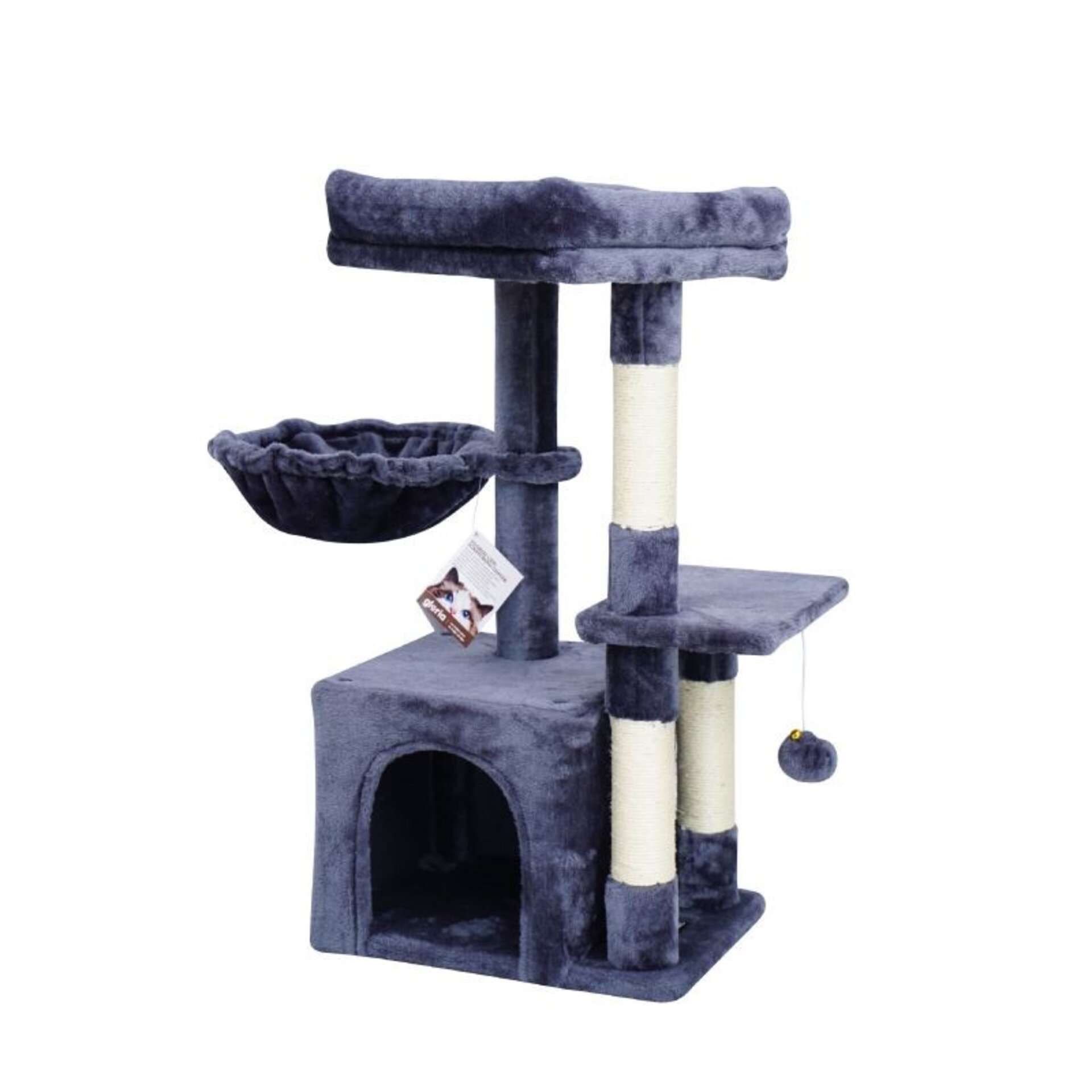 Gloria Rascador y Centro de Juegos Gamba para Gatos - 5