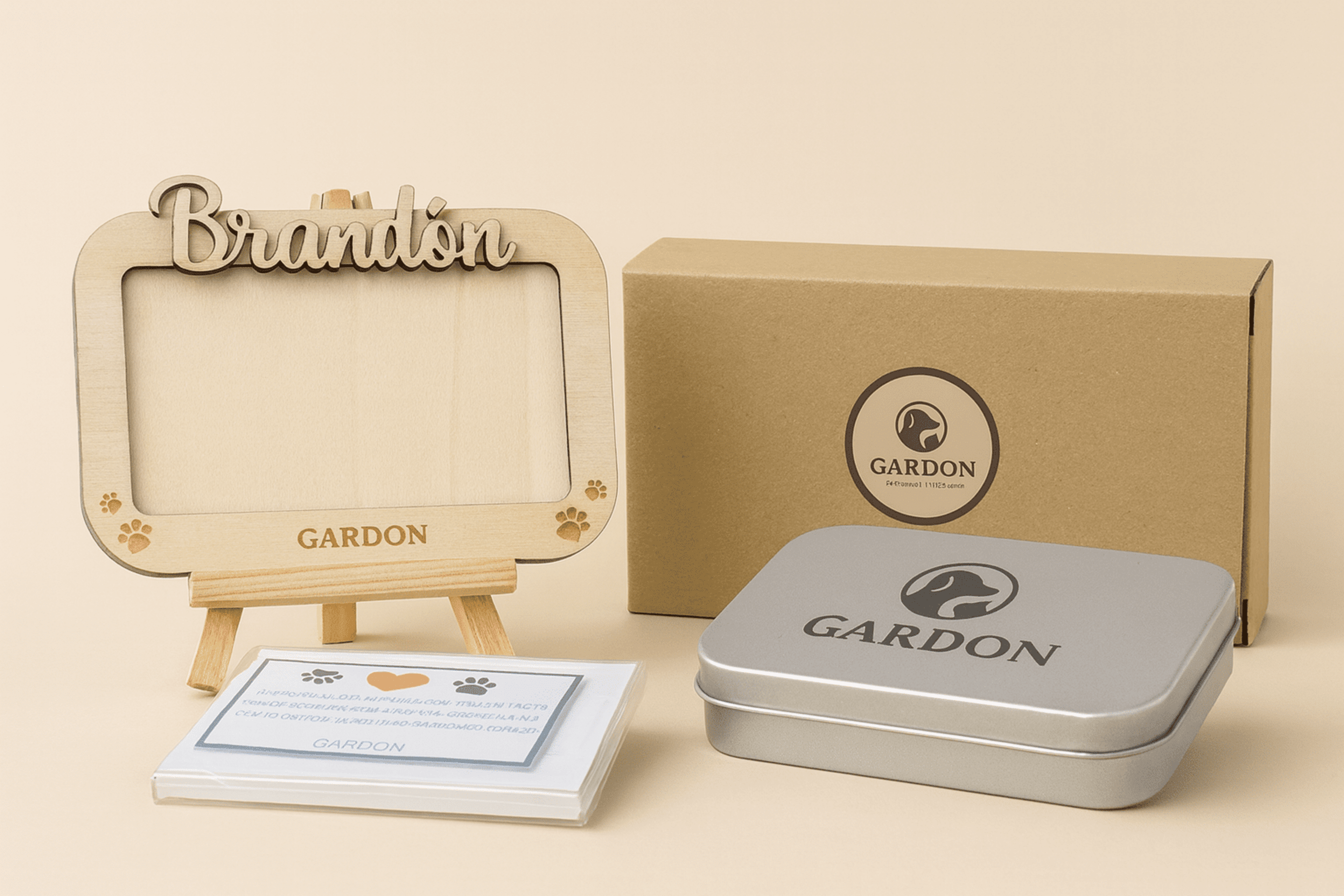 Kit Huellas + Portarretrato Personalizado - 6