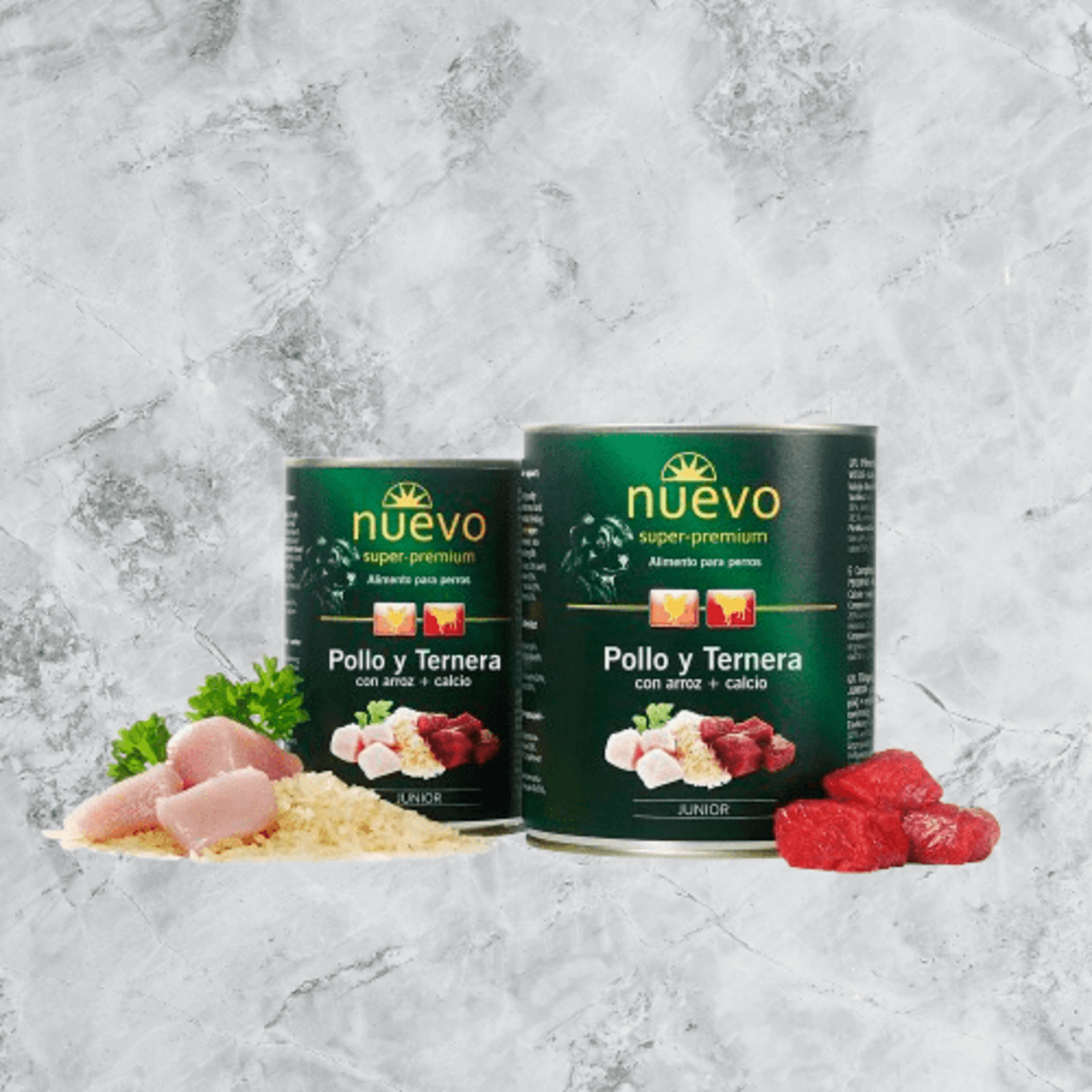 Nuevo Super Premium Junior De Pollo y Ternera - 1