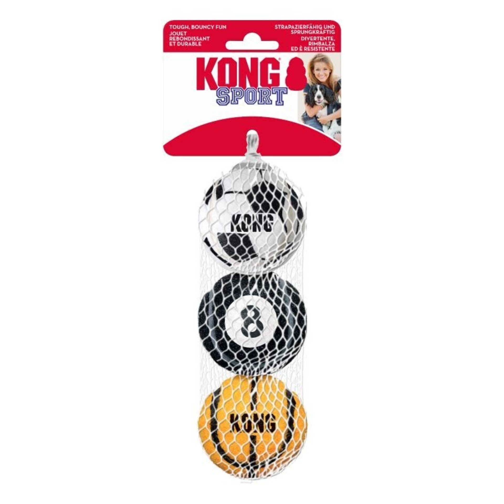 Kong Ultra SqueakAir Sport Balls para Perros - 4