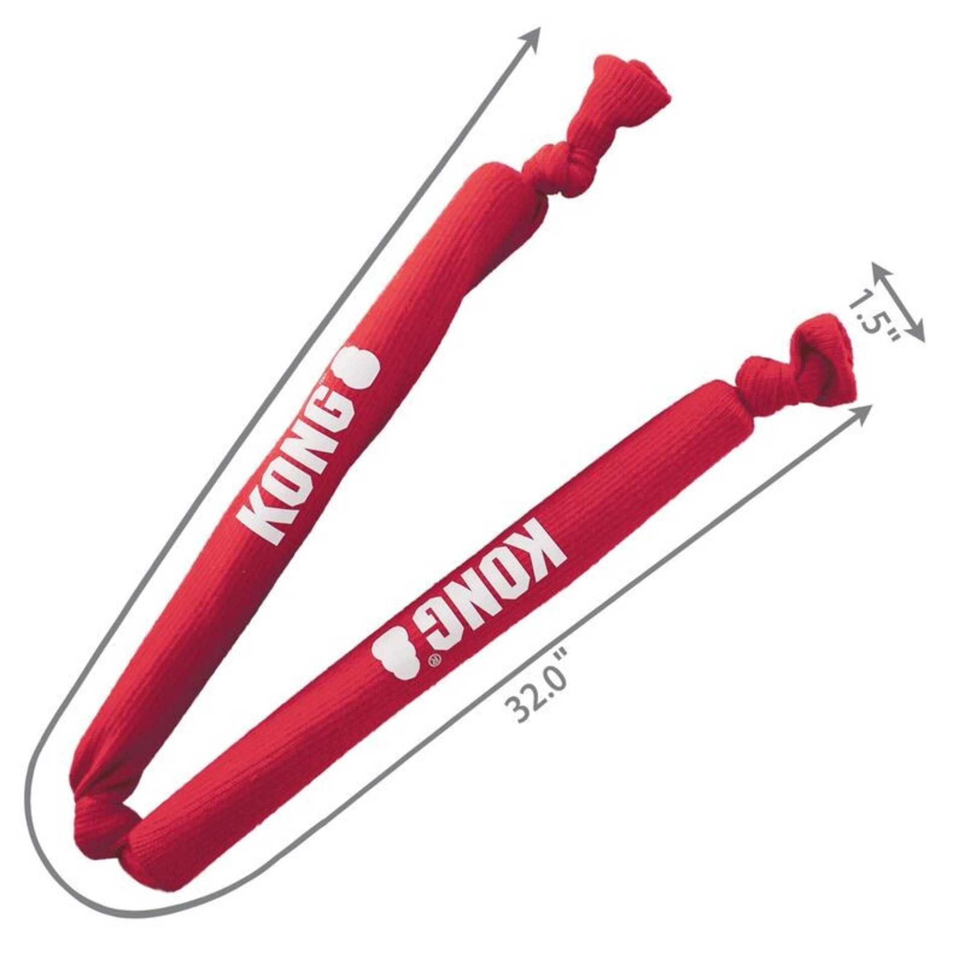 Kong Signature Crunch Rope Red para Perros - 4